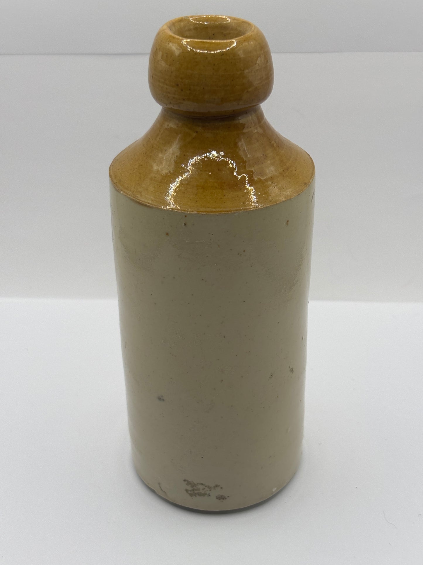 Old stoneware ginger beer bottle, Howarths mineral water Co. Scout Newchurch