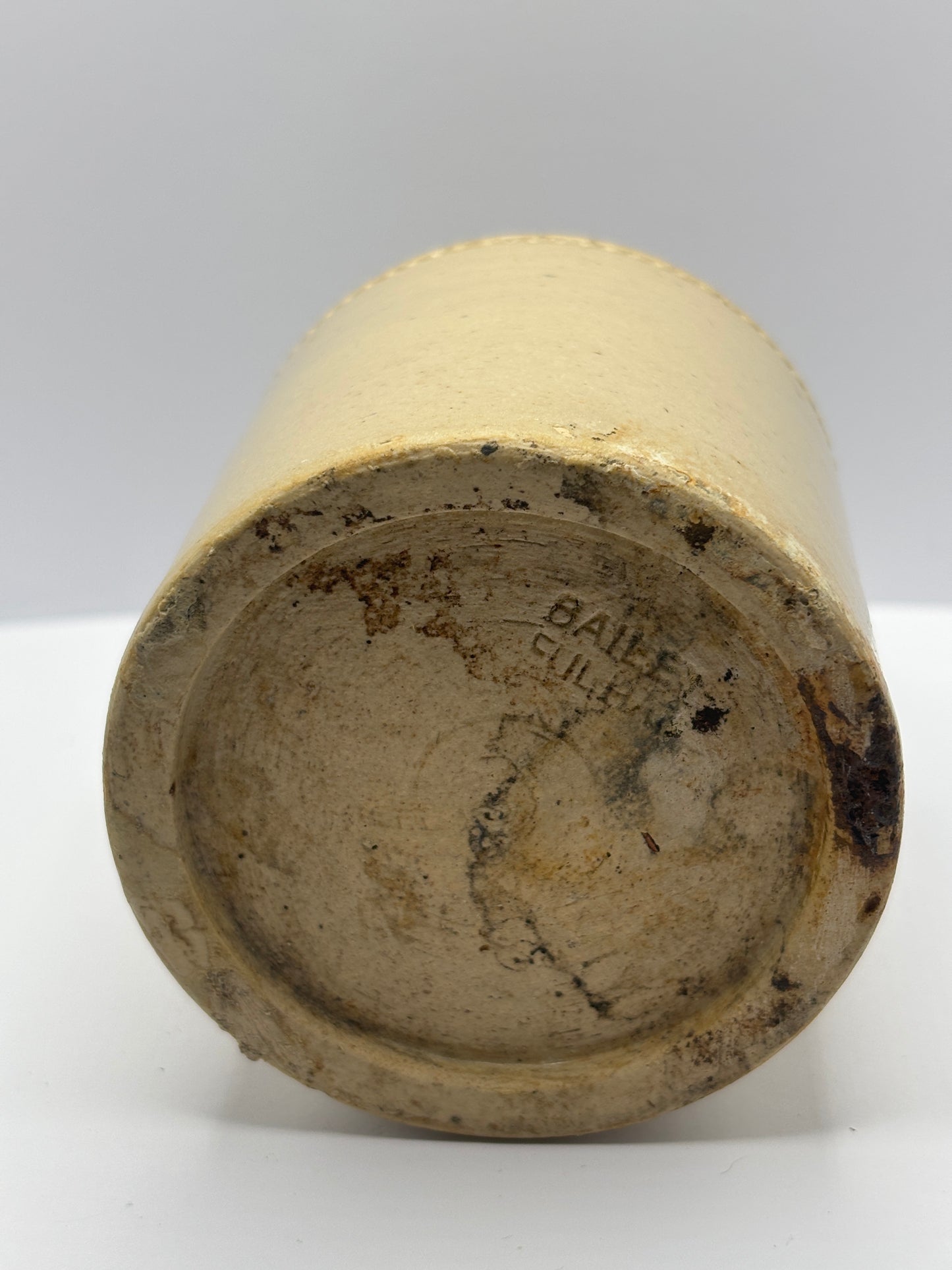 Old stoneware caviare jar