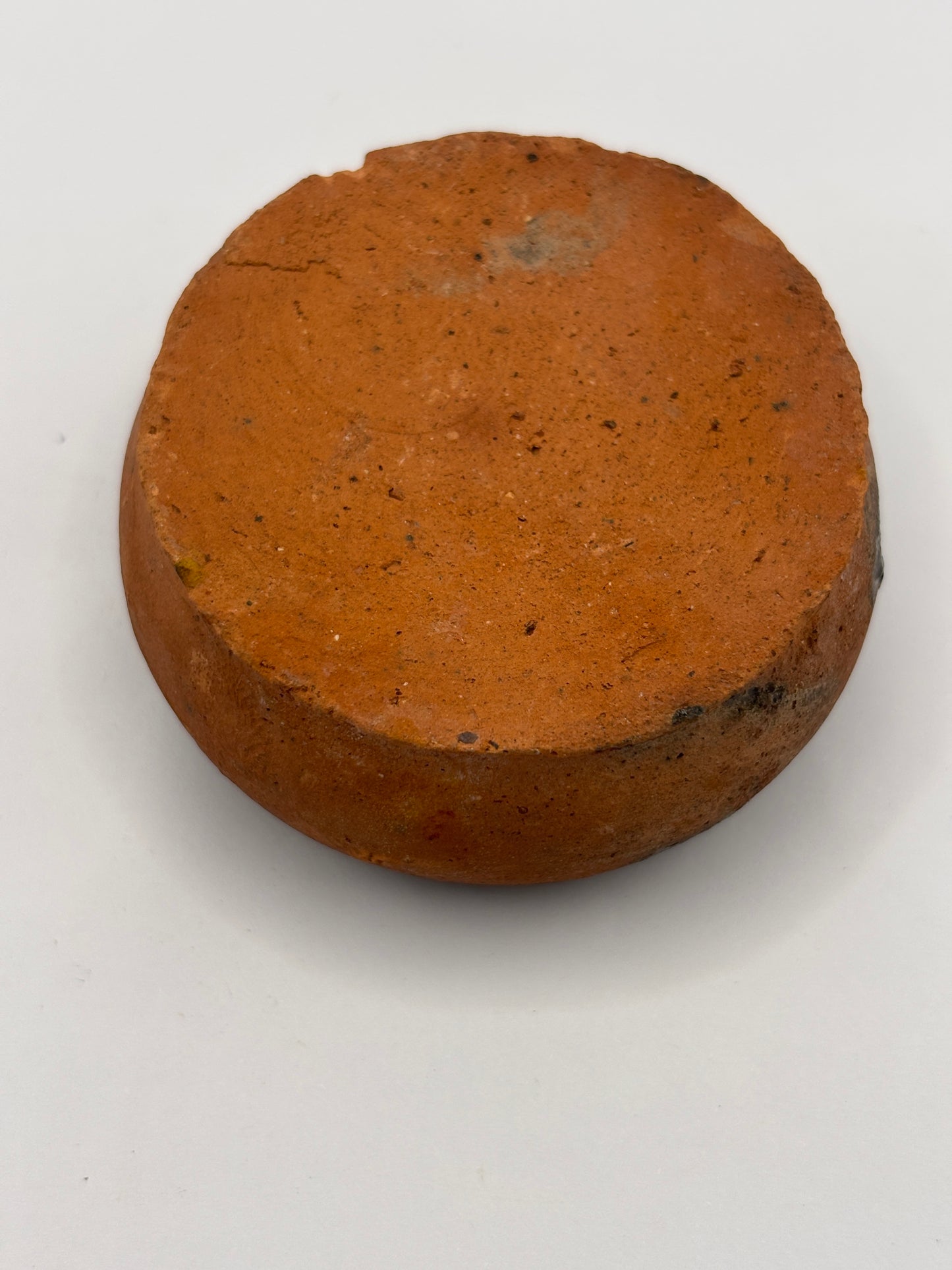Early small salt glaze dish