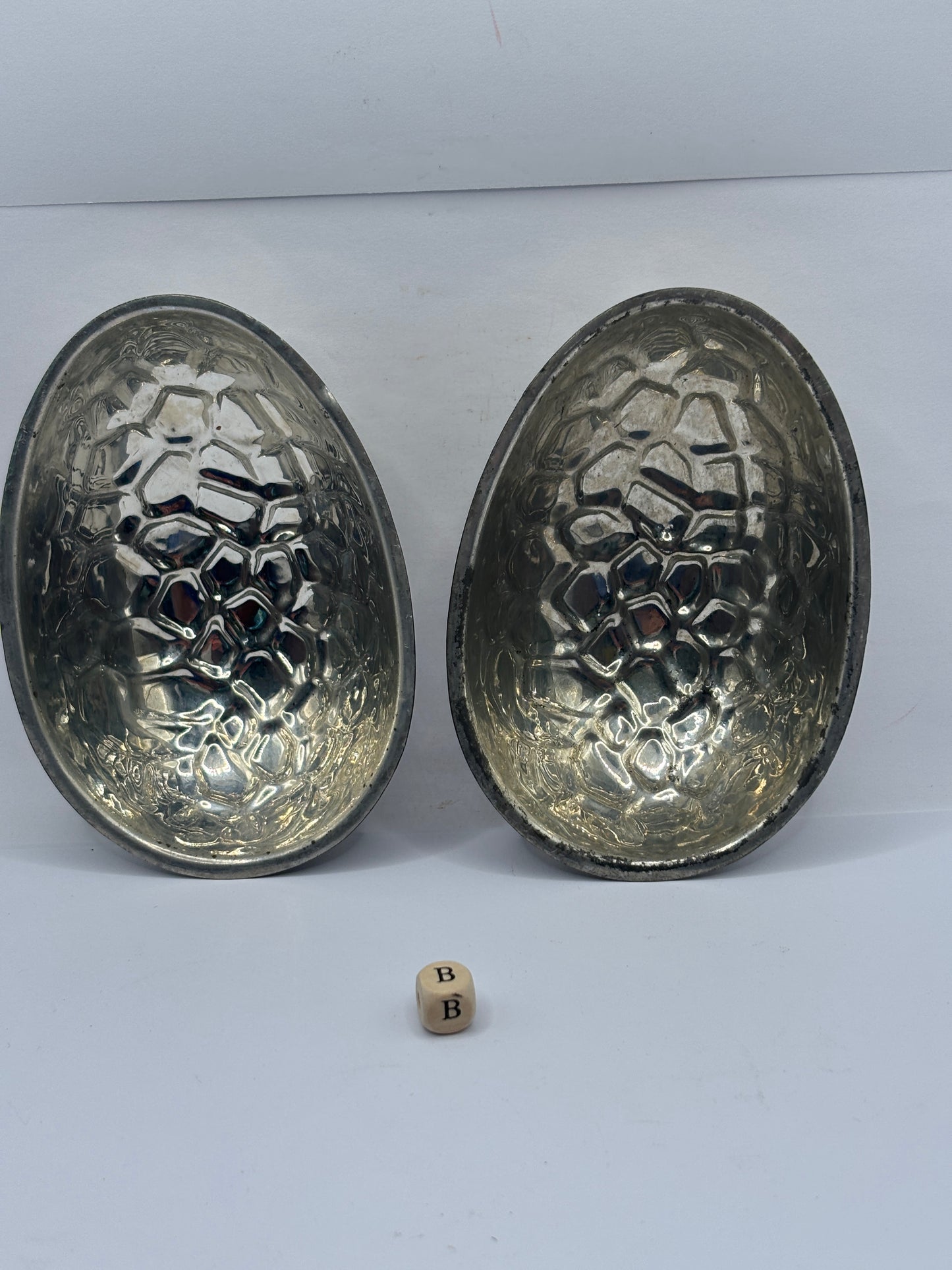 Vintage chocolate egg mold, easter egg mold (B)