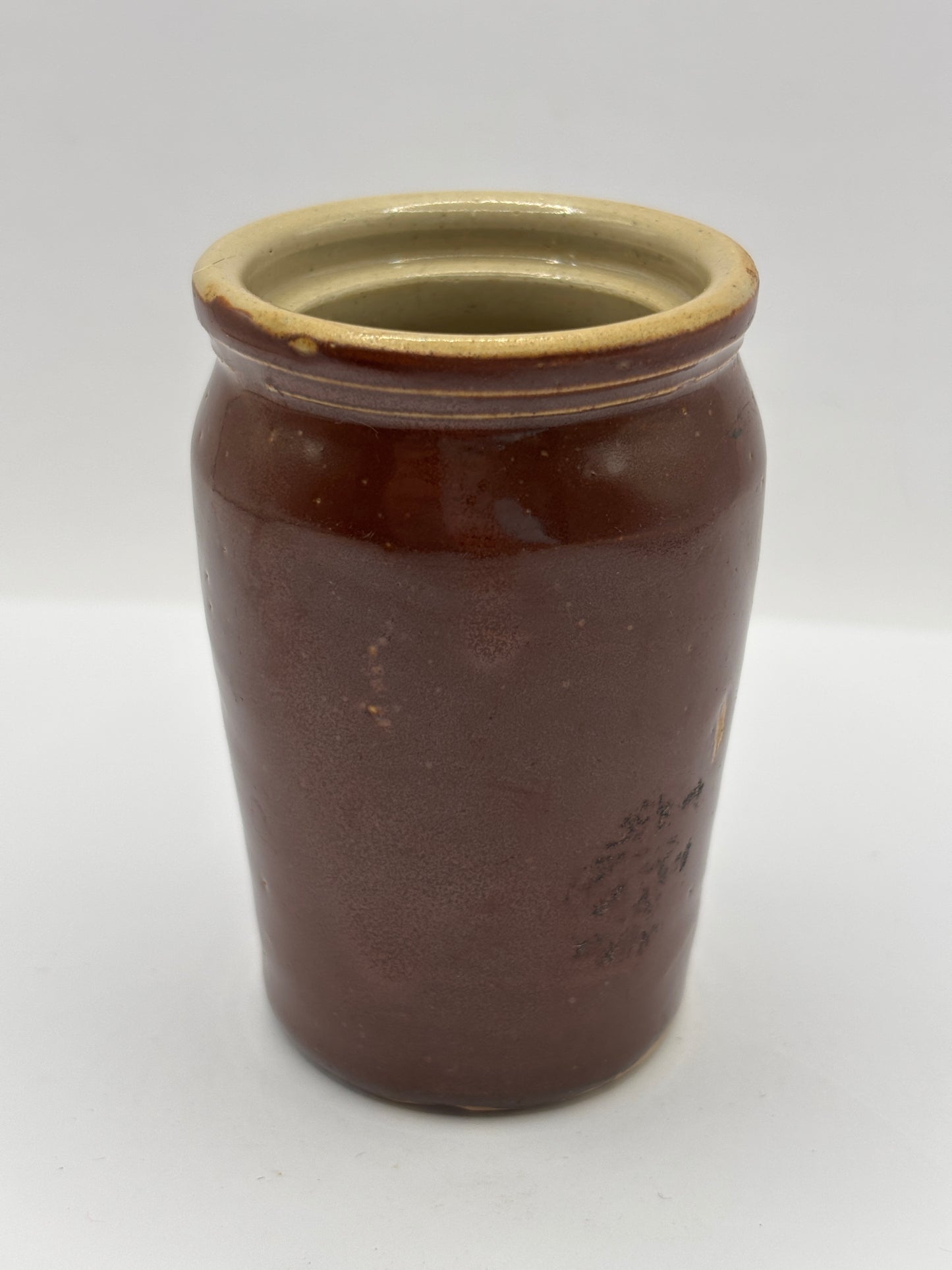Old advertising cream pot, John Browns dairies Tunbridge wells