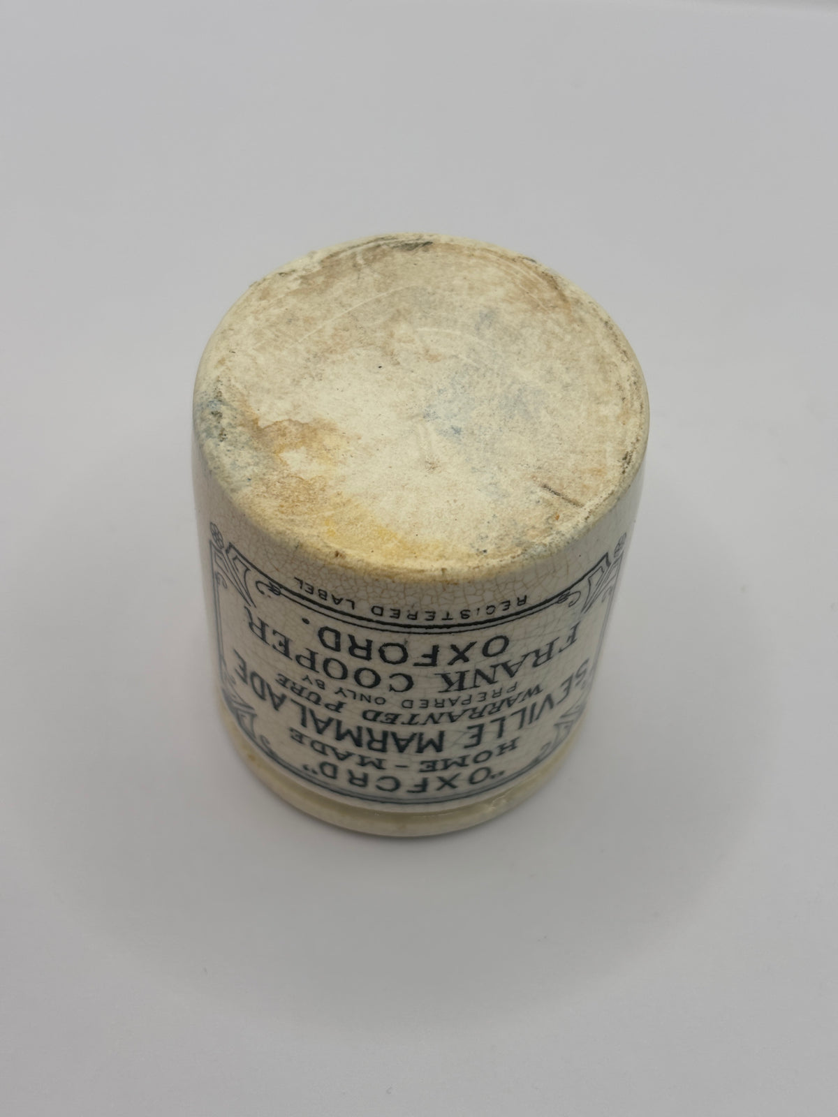 RARE miniature size Frank Cooper marmalade jar 5cms