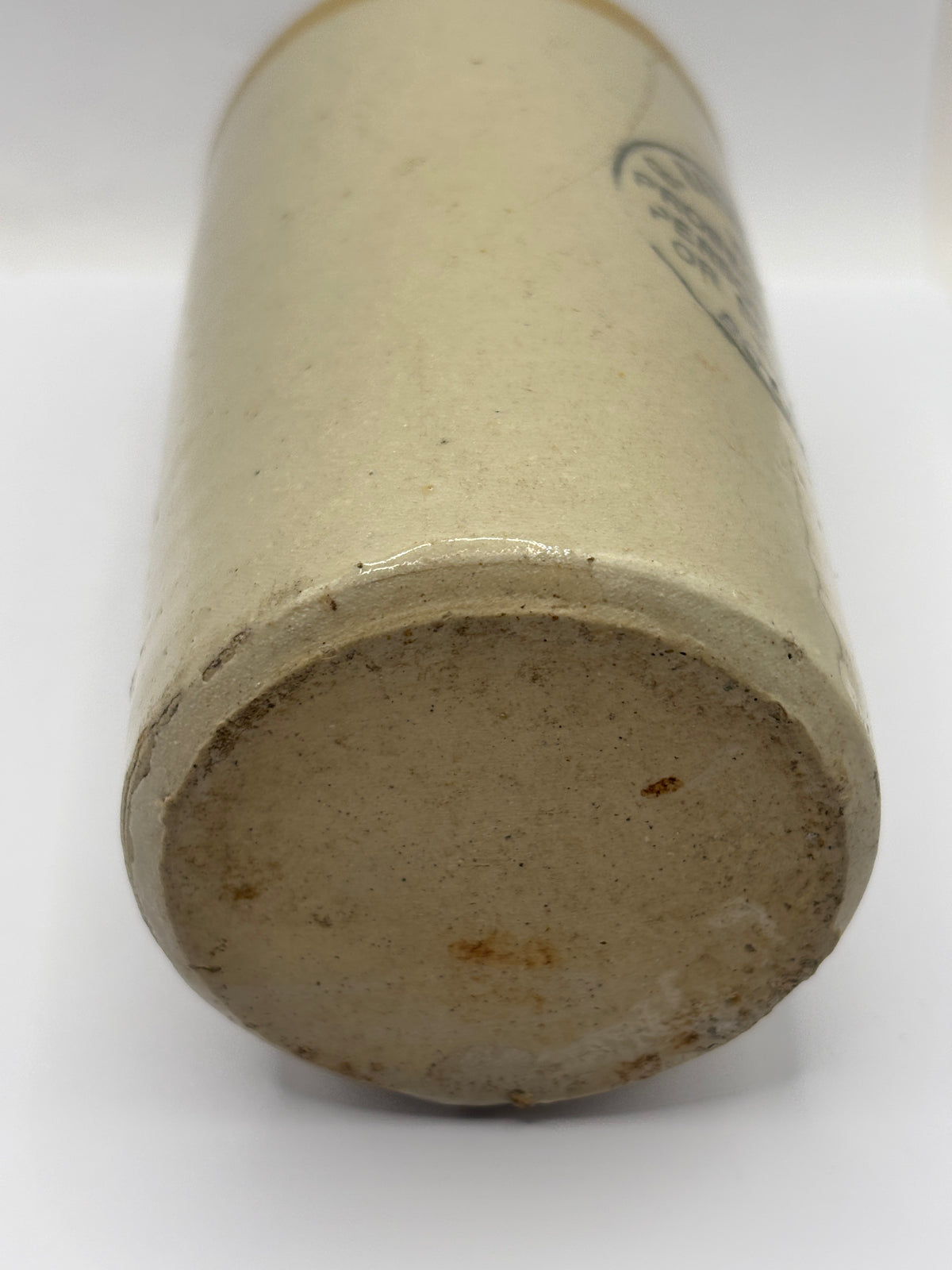 Old stoneware ginger beer bottle, Barnes & Son Manchester