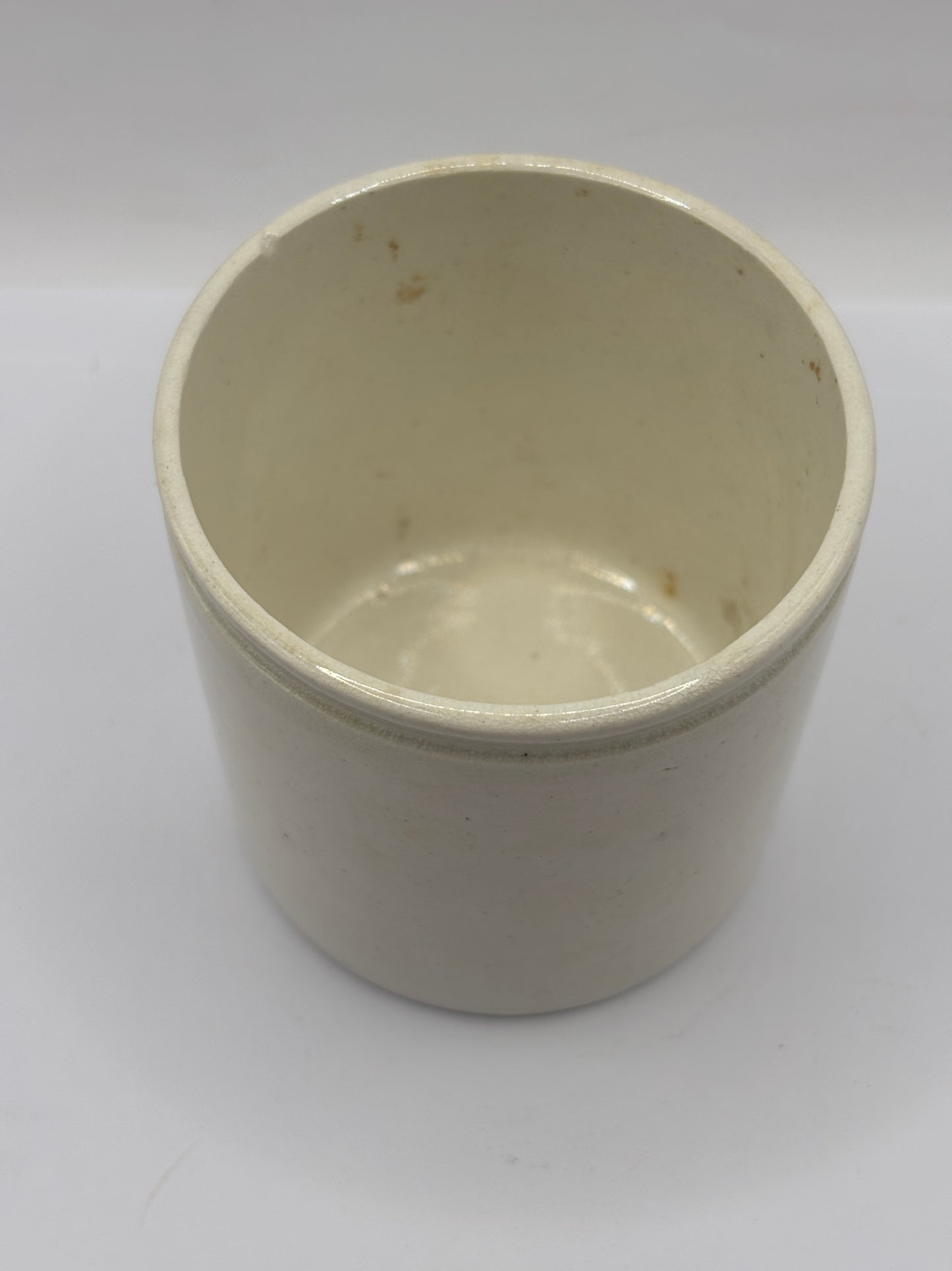 Old ironstone jar/pot