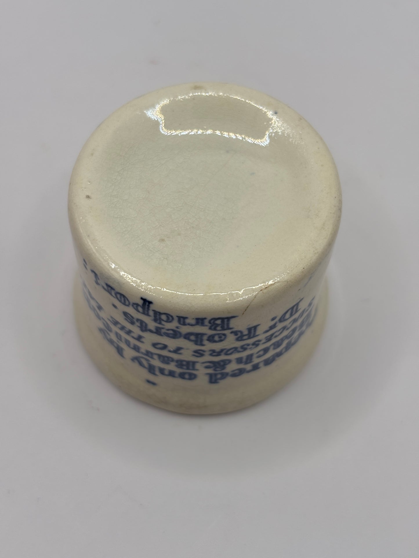 Old advertising ointment pot, Dr Roberts poor mans friend