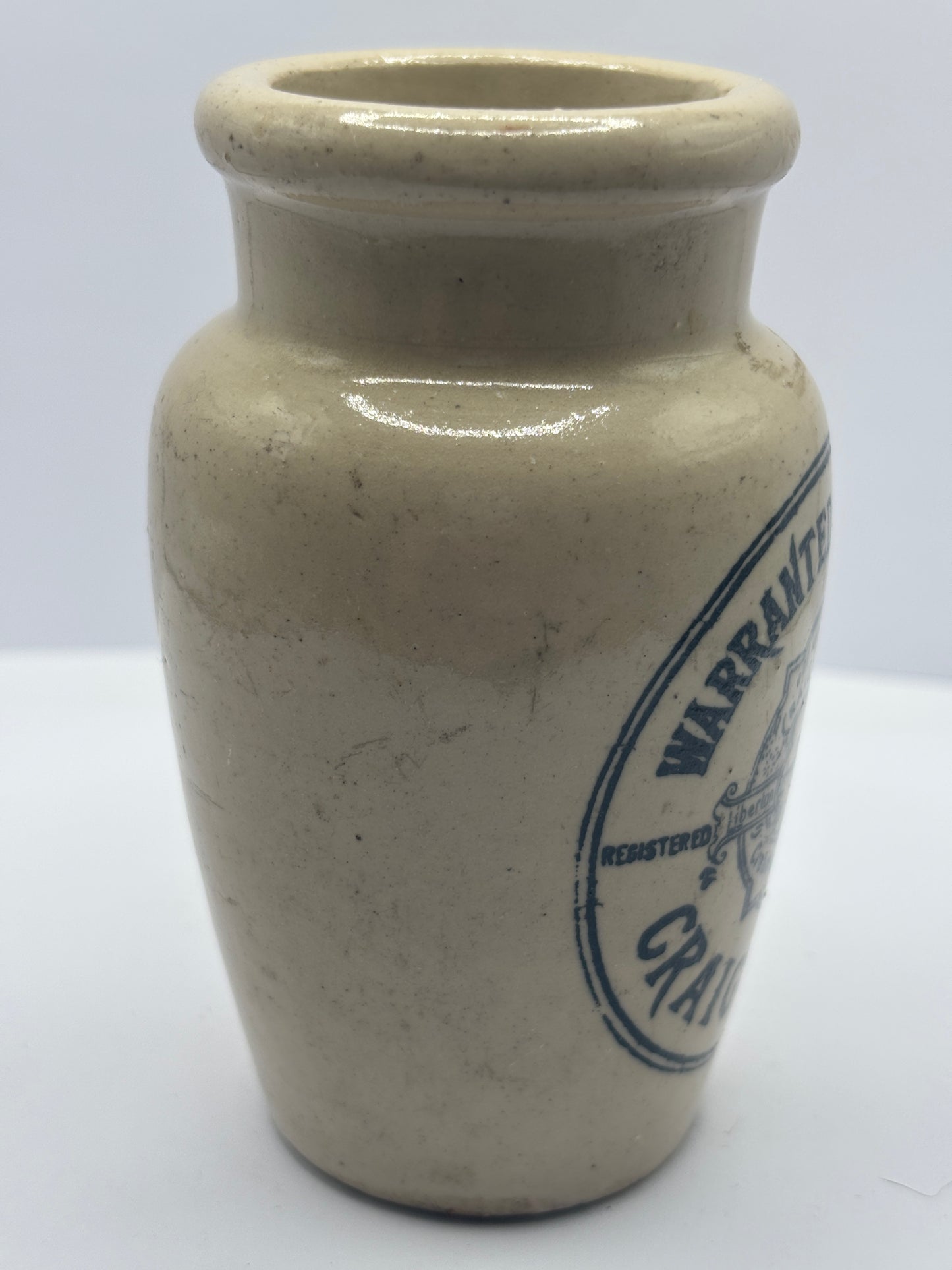 Old craigmillar stoneware cream pot