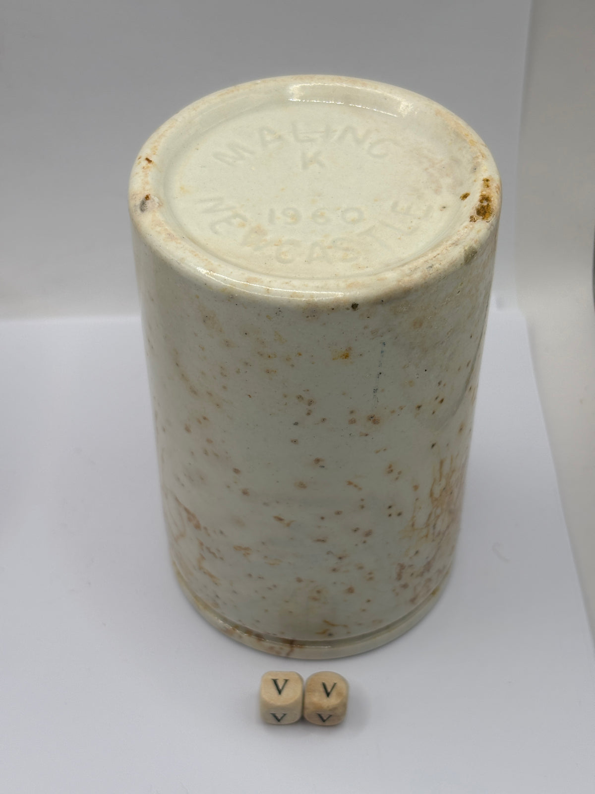 Old 1lb plain mailing marmalade pot (vv)