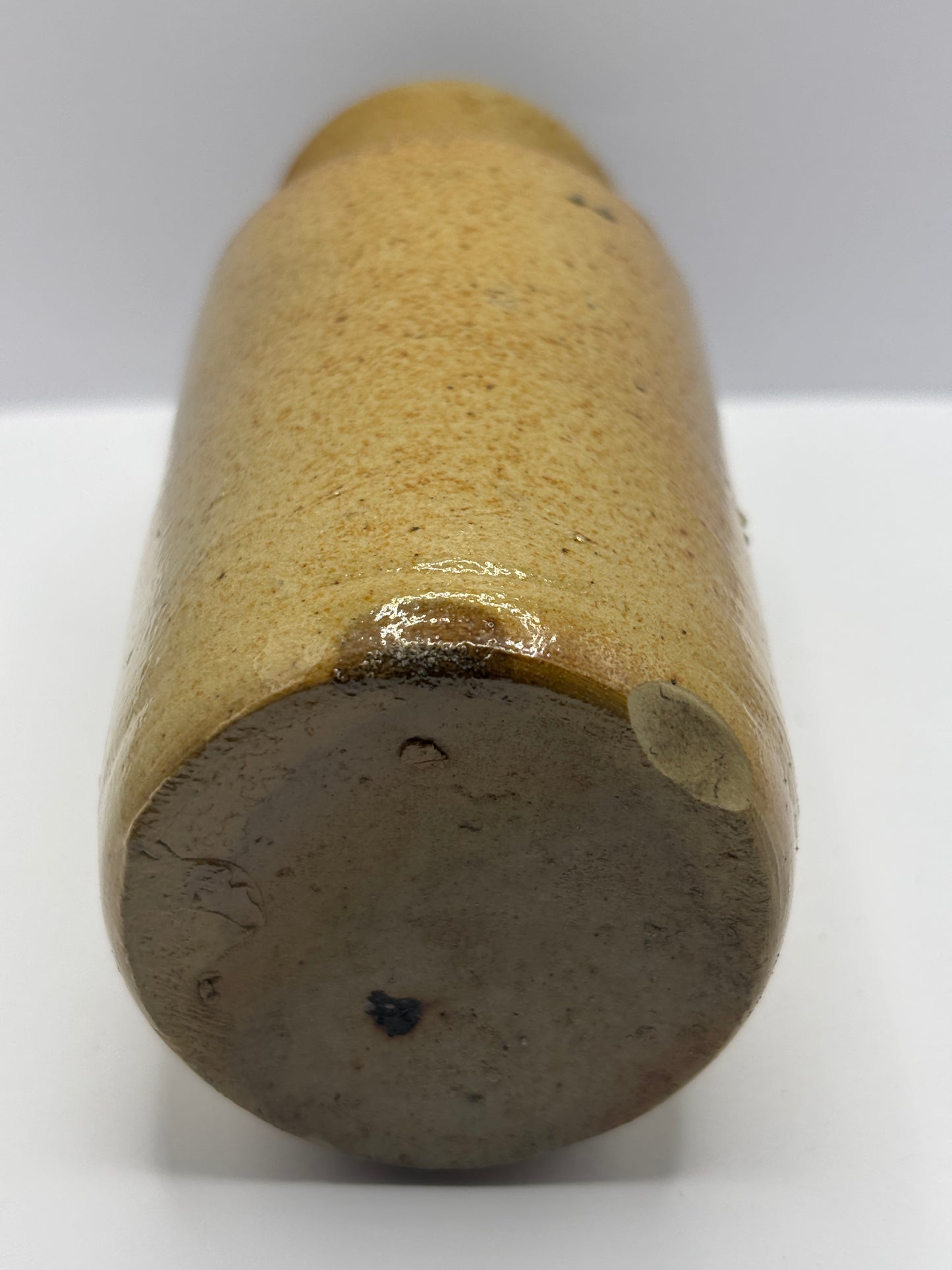 Old stoneware blacking pot