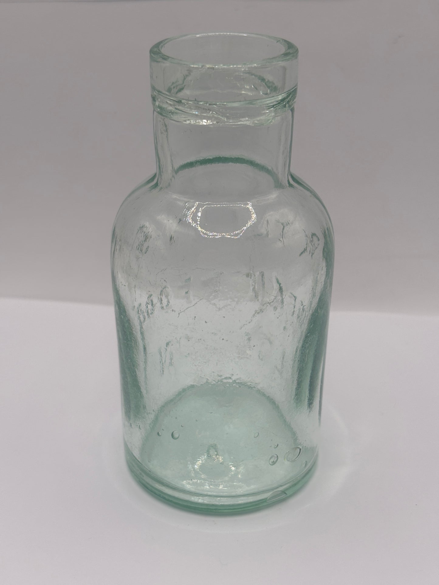 Old advertising glass jar, Melins infants food London