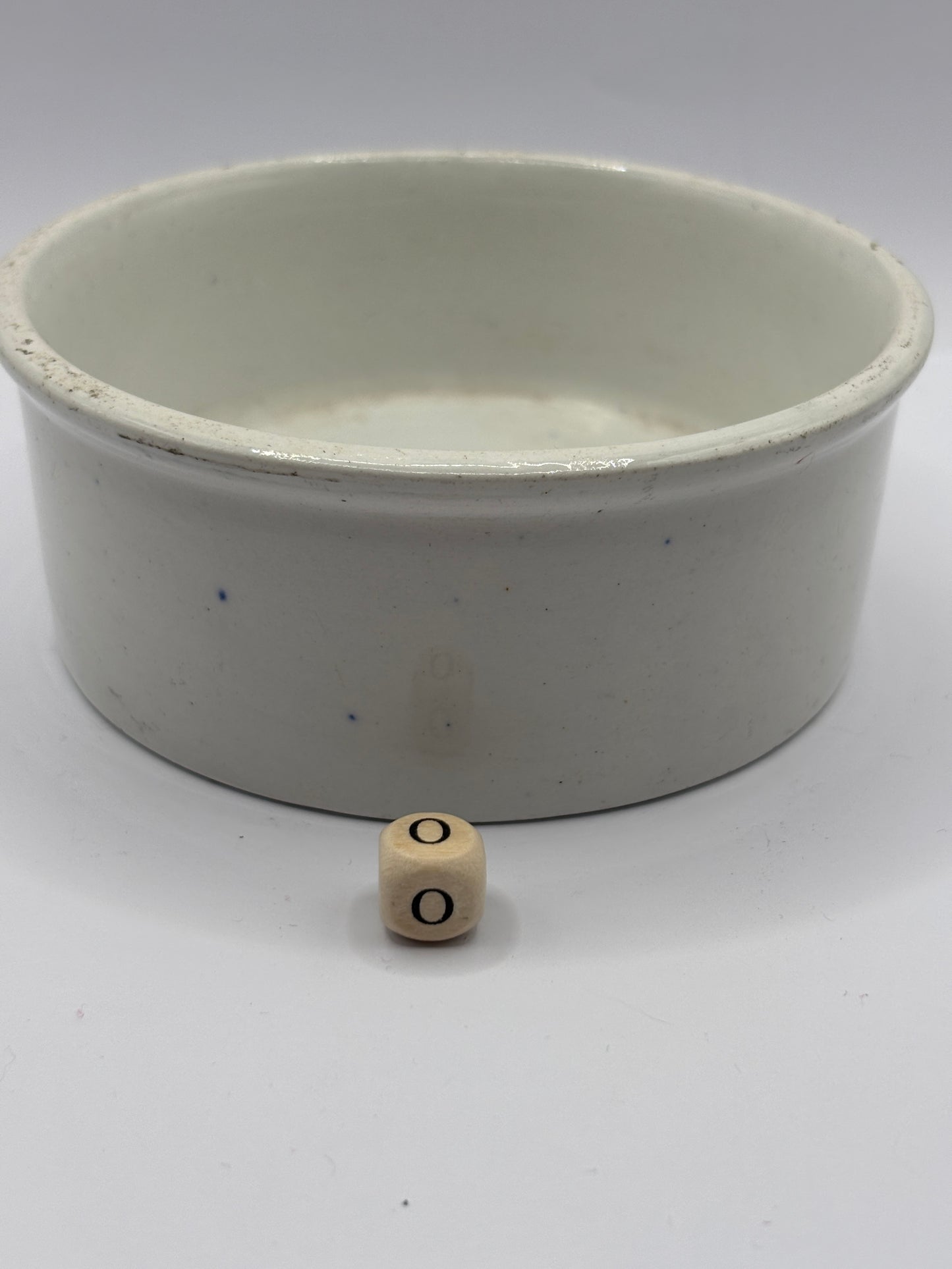 Old Mrs Moors advertising meat paste pot (o) large size