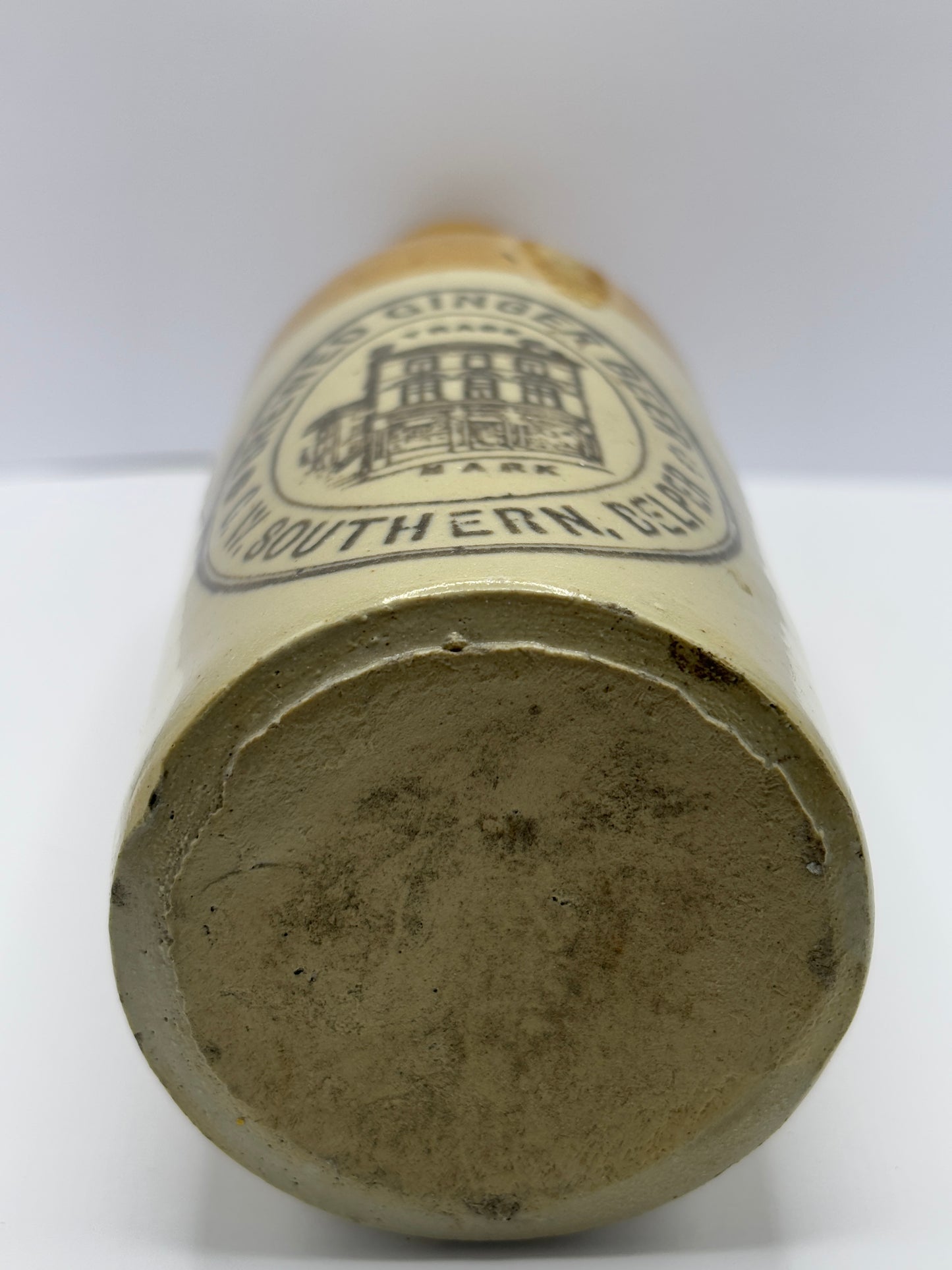 Old southern Belper ginger beer bottle