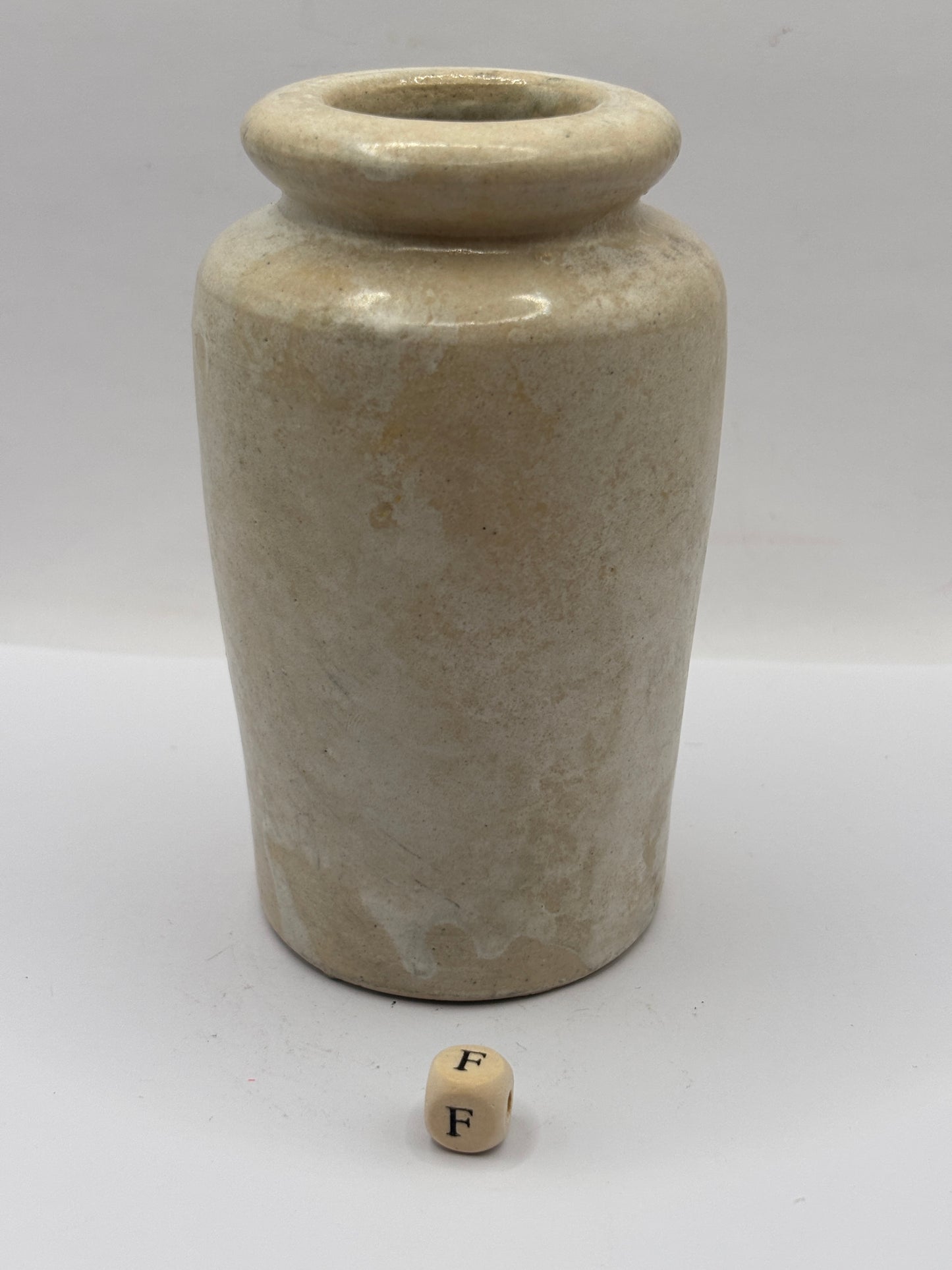 Old advertising cream pot,Dunragit preserved cream (F)