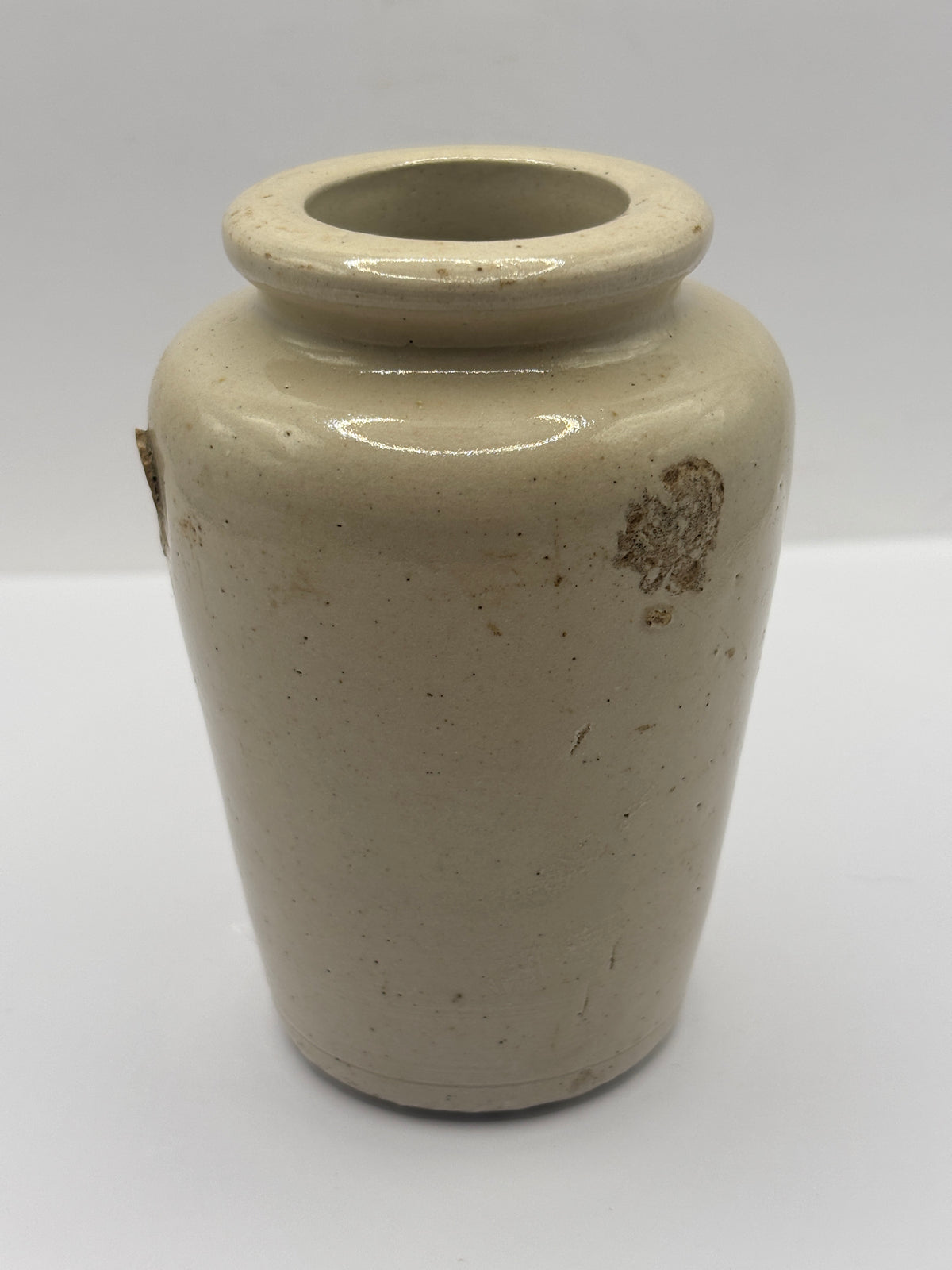 Old advertising cream pot, Galloway creamery, Stranraer
