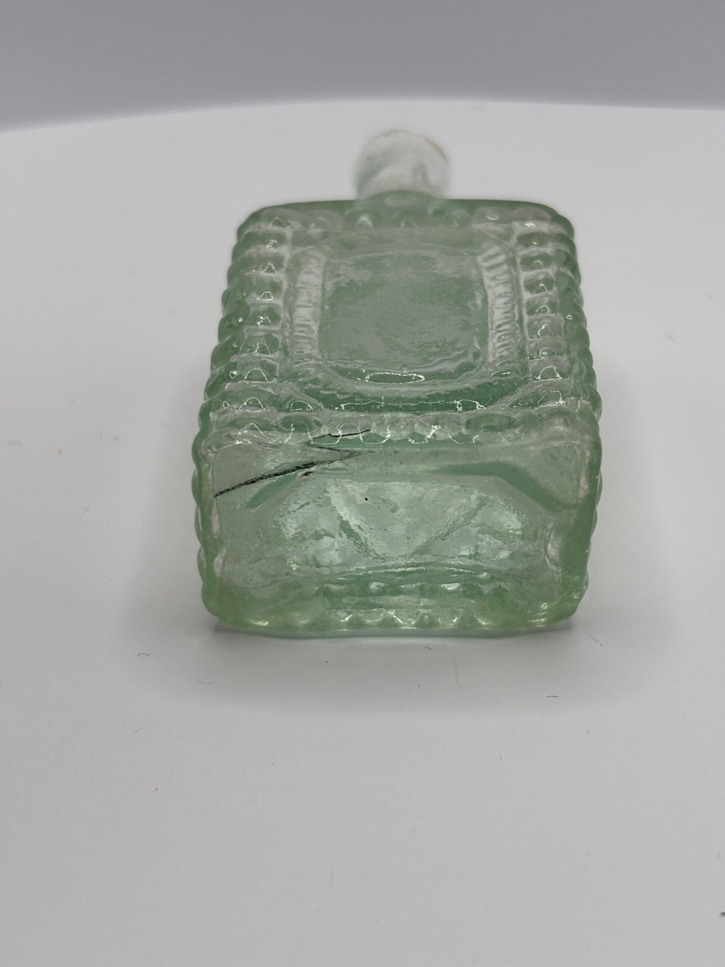Old early glass scent bottle