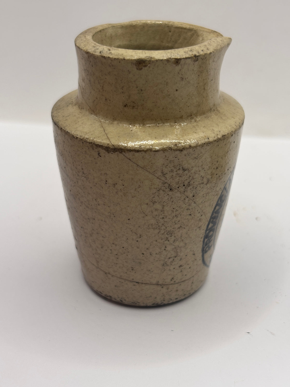 Old advertising cream pot, Provinical dairies Leeds