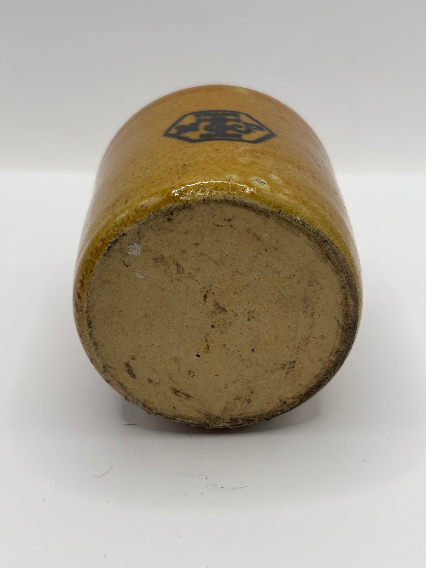 Old small sized advertising jar, Taylors prepared mustard. 7.5cms