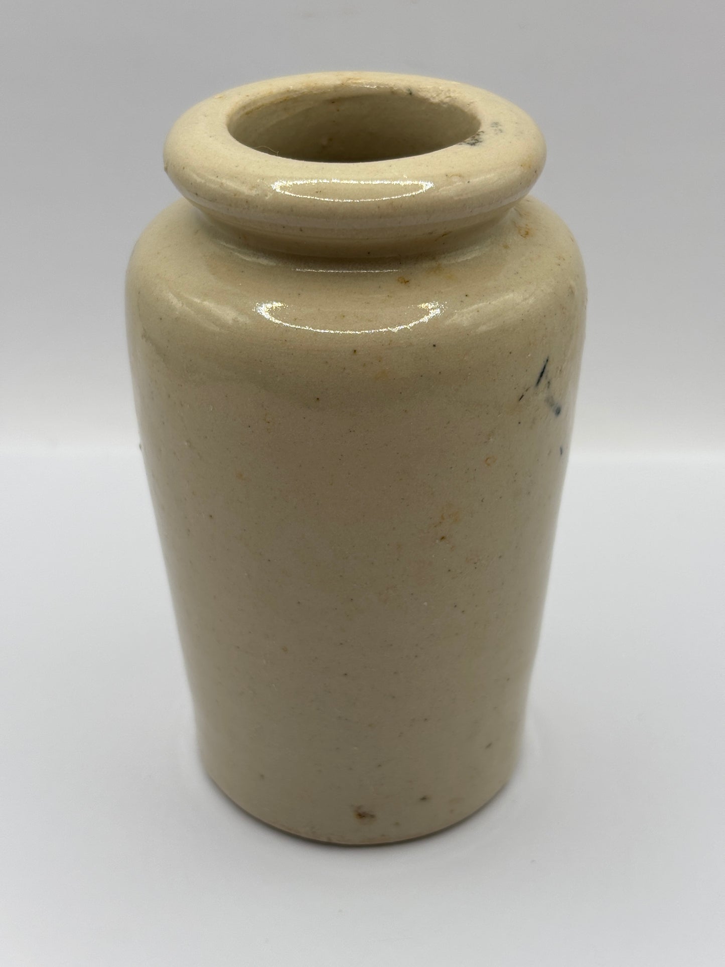 Old advertising cream pot, Dunragit preserved cream