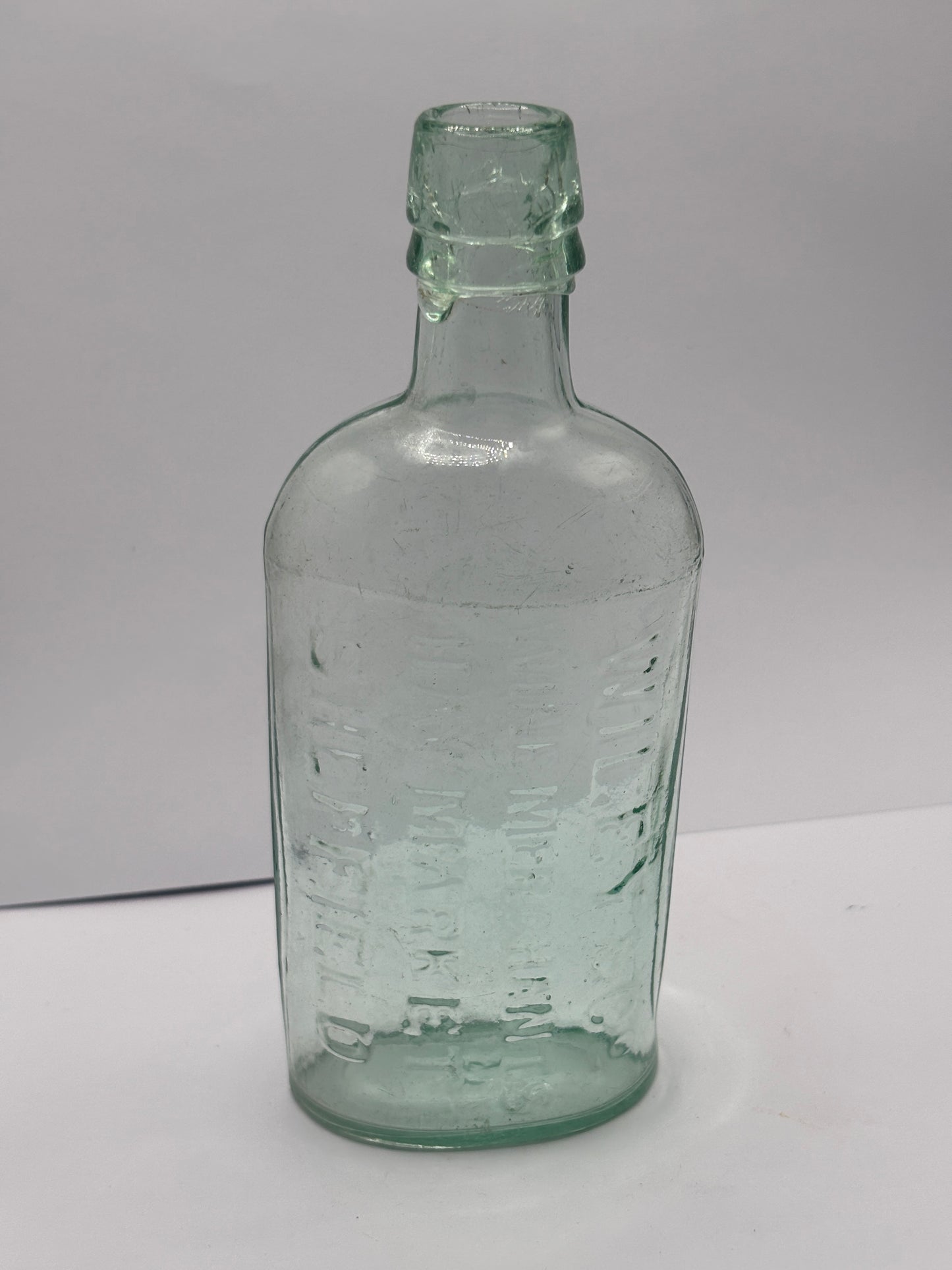Old sheffield spirit flask, Wiley & Co wine merchants hay market, Sheffield (smaller)