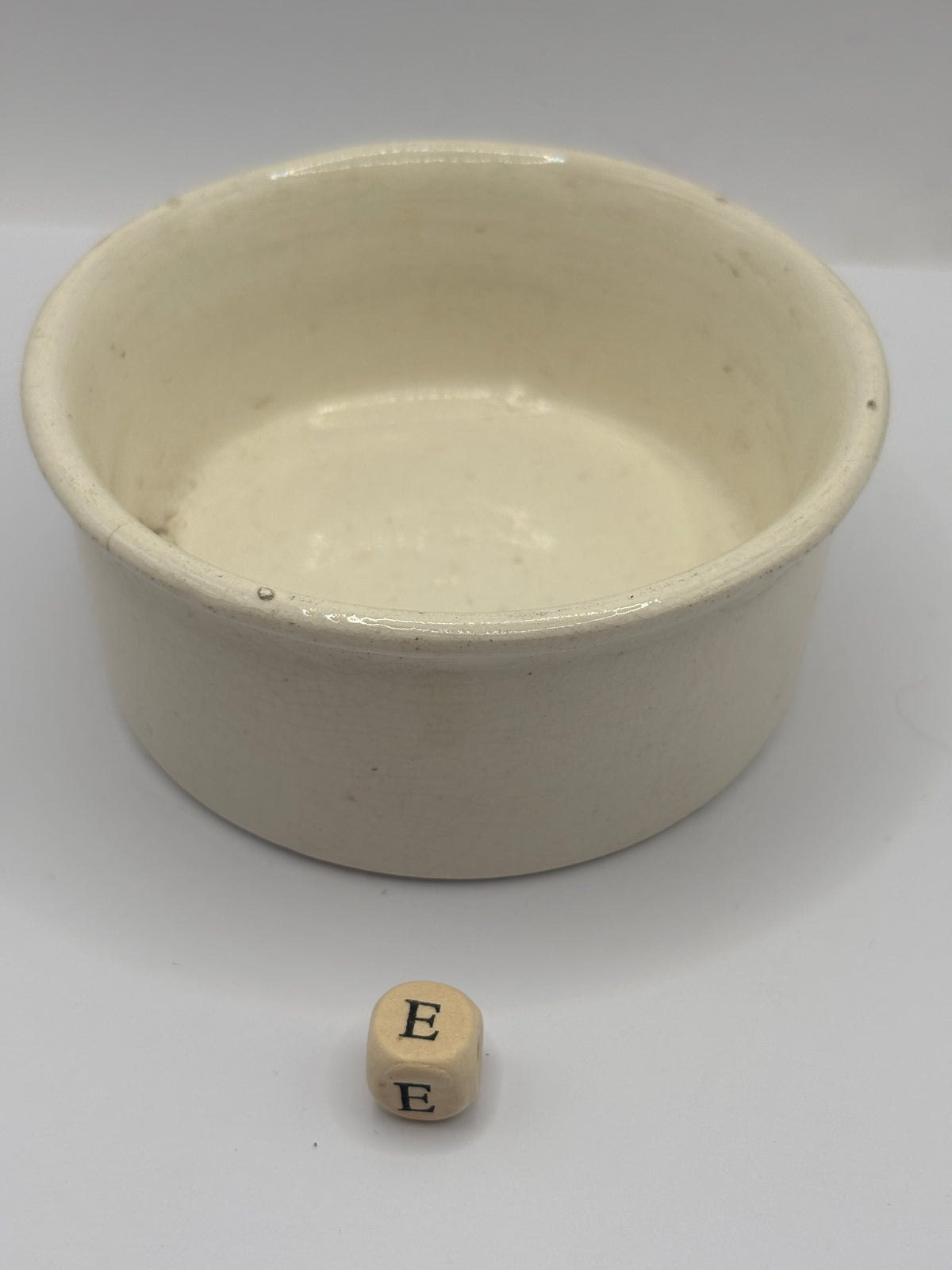 Old advertising meat paste pot, Plumtree home potted meats (e)
