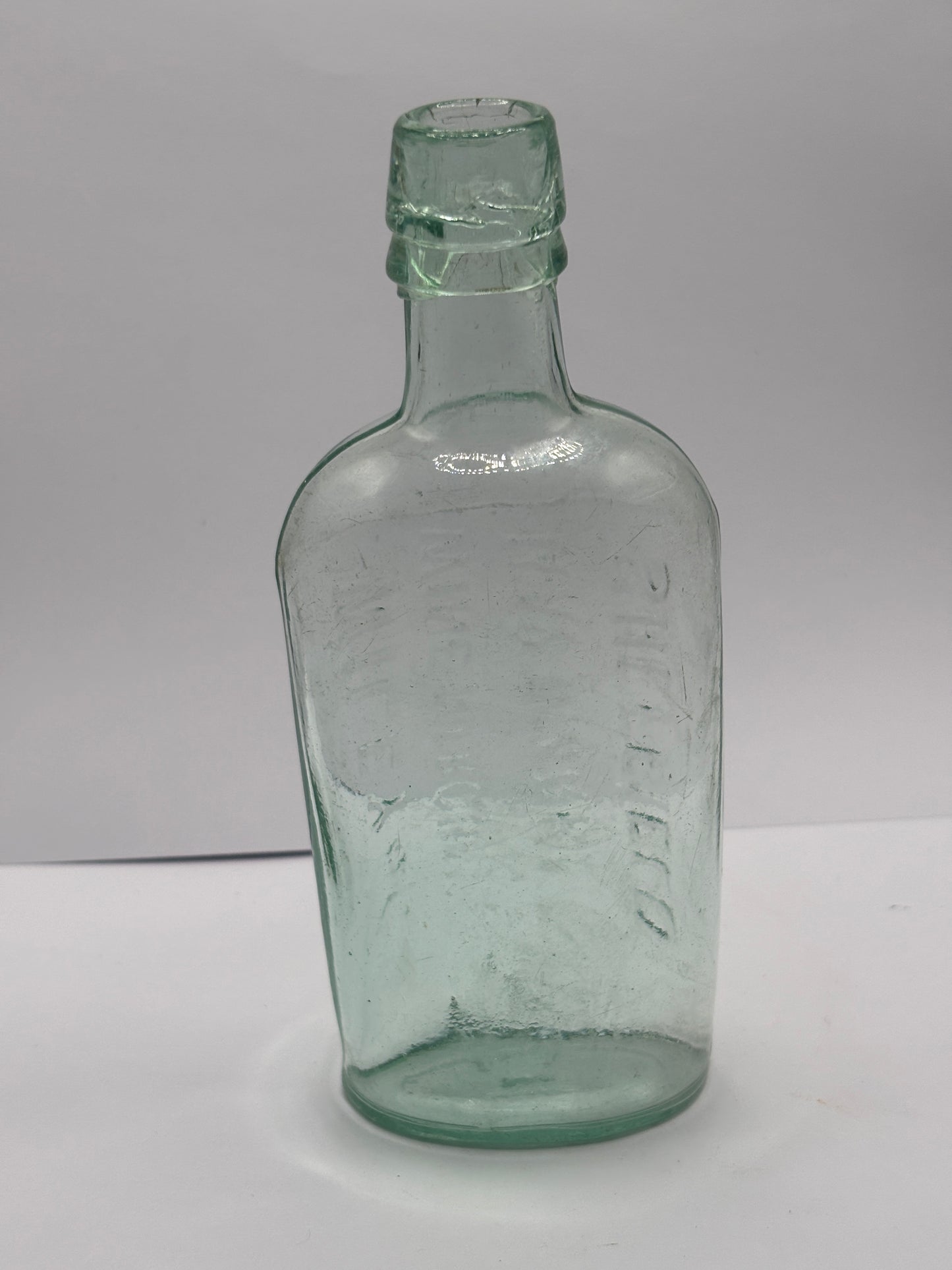 Old sheffield spirit flask, Wiley & Co wine merchants hay market, Sheffield (smaller)