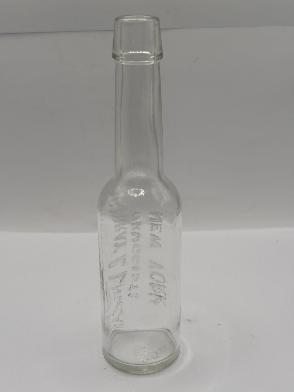 old advertising glass bottle,Florida water Druggists New York