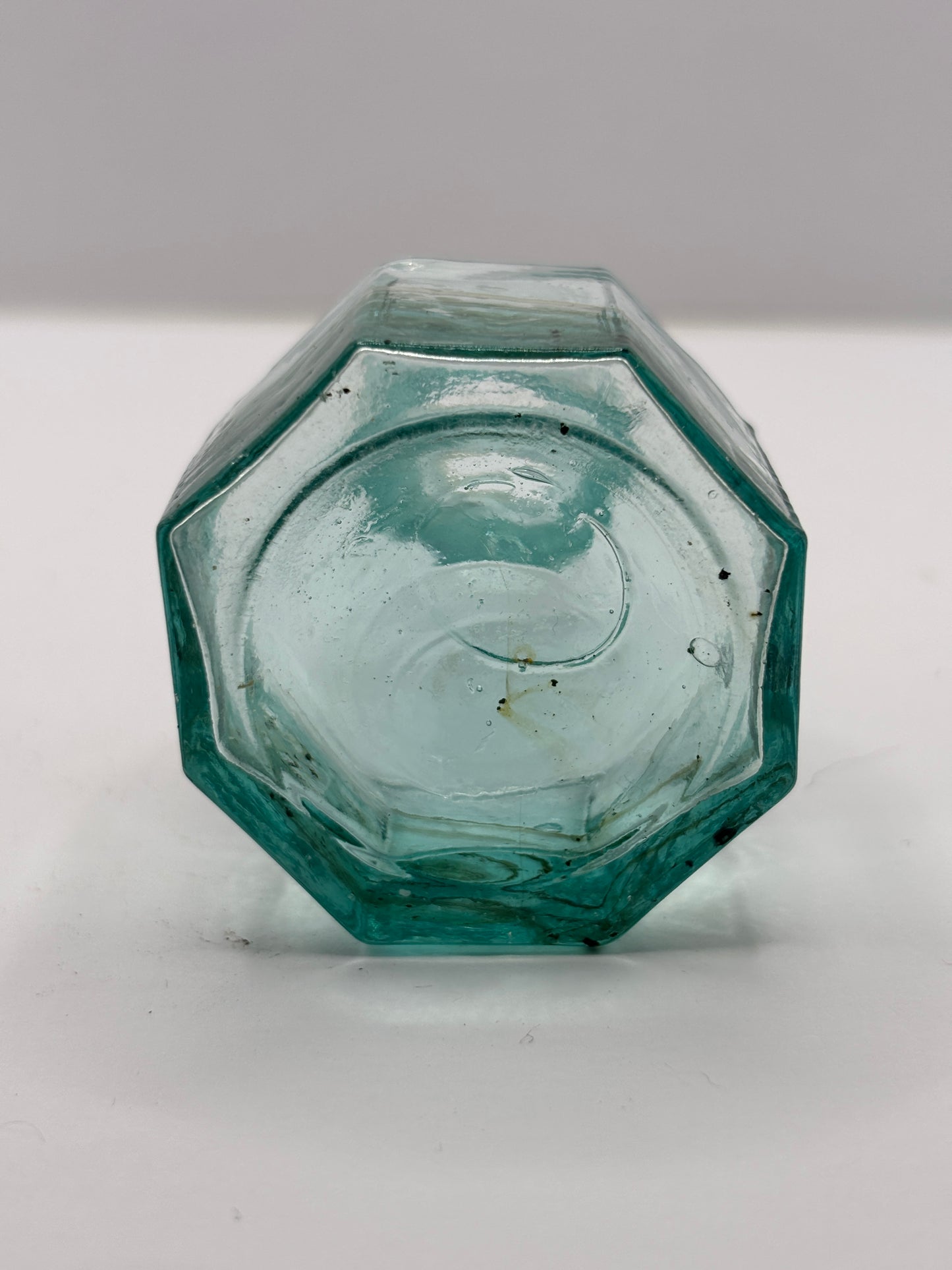 Old penny ink, inkwell. Swirly ink