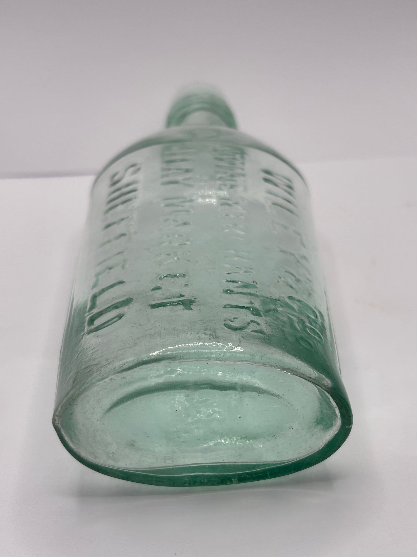 Old sheffield spirit flask, Wiley & Co wine merchants hay market, Sheffield (smaller)