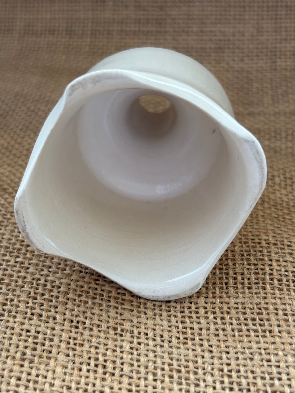 Old stoneware pie funnel (a)