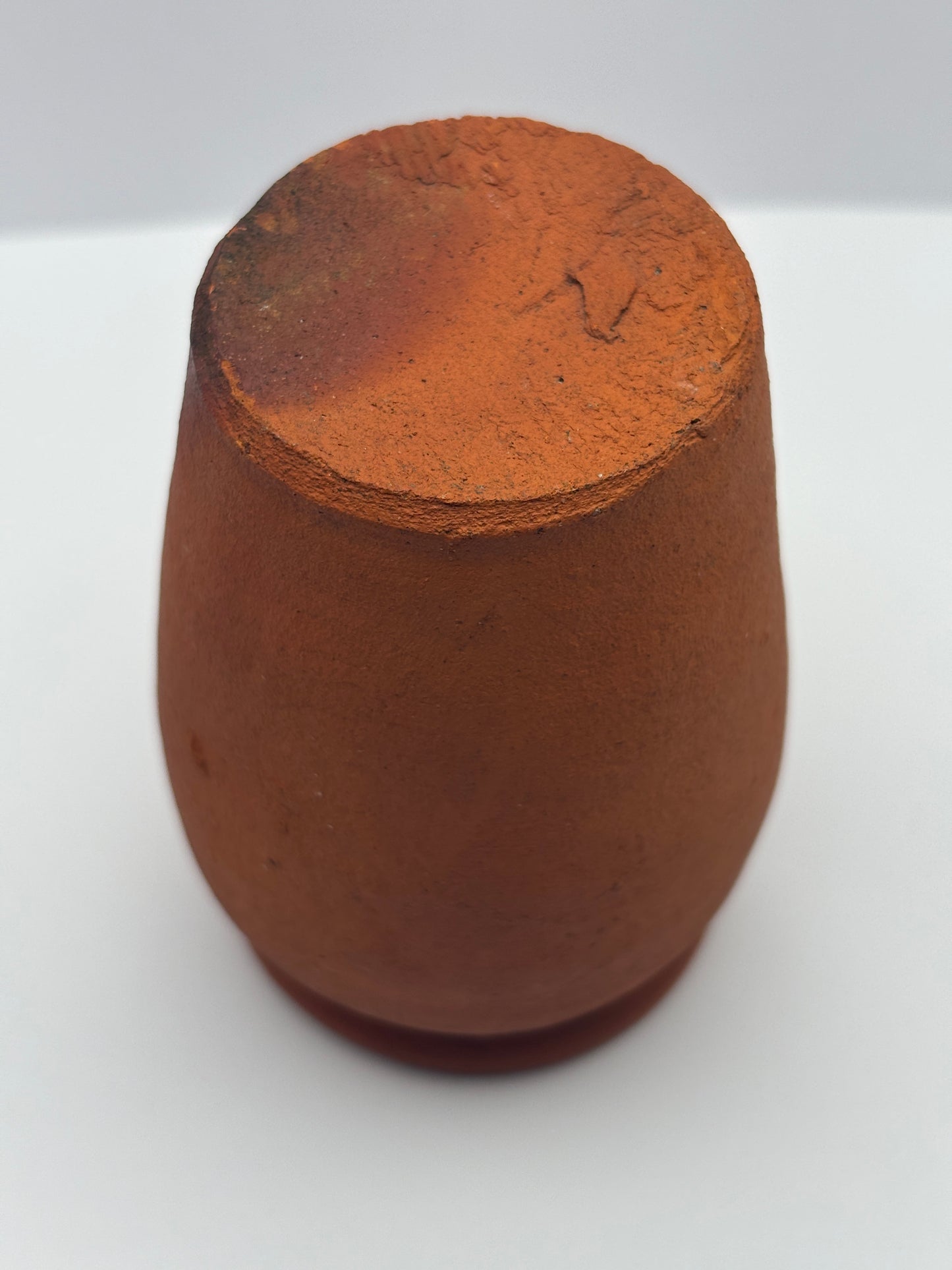 Old terracotta plant pot