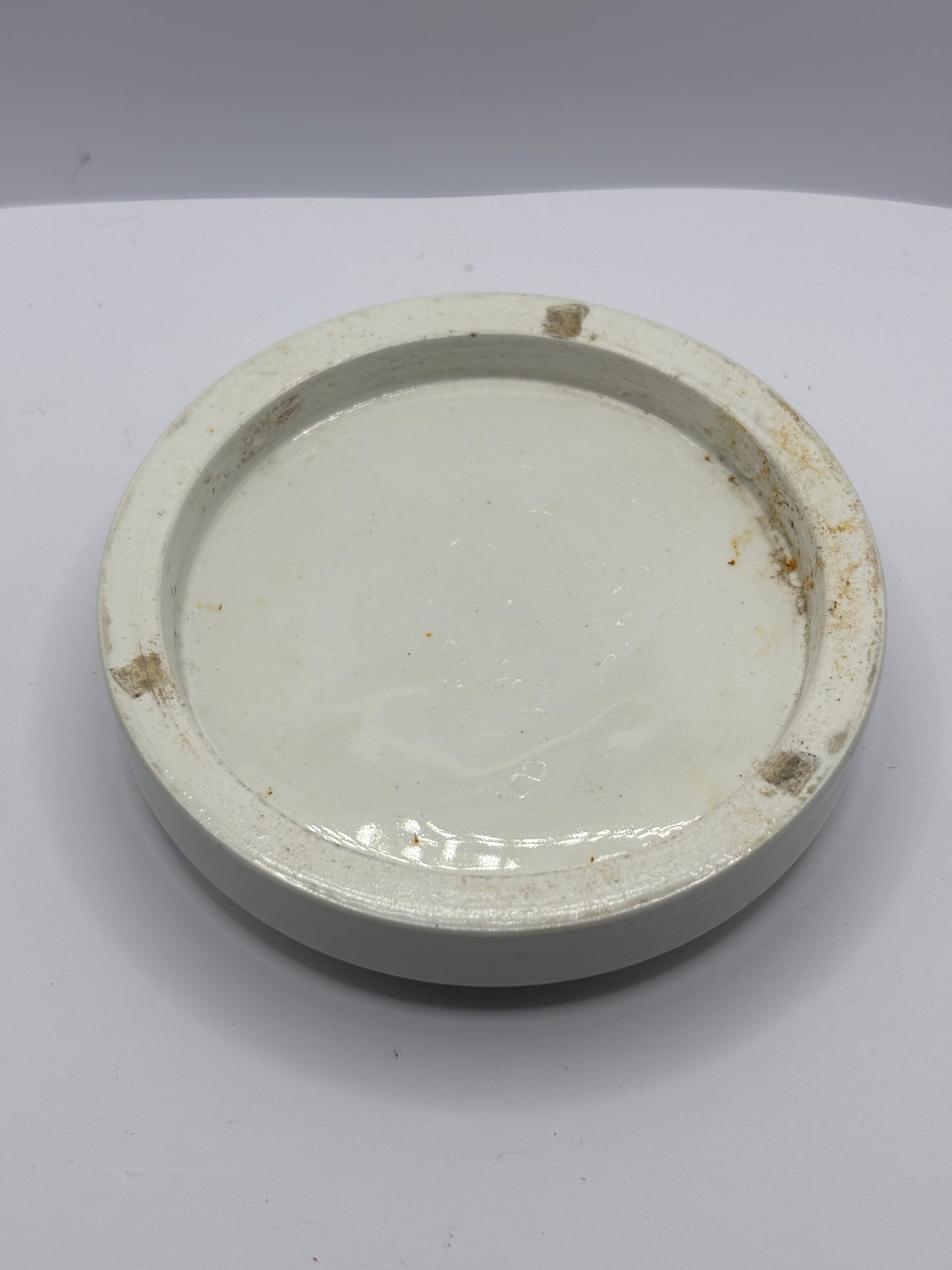 Old stoneware paint pallette