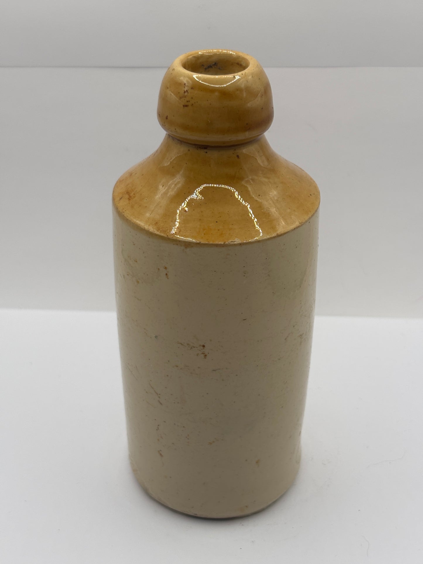 Old stoneware ginger beer bottle, Barrett & Co mineral waters