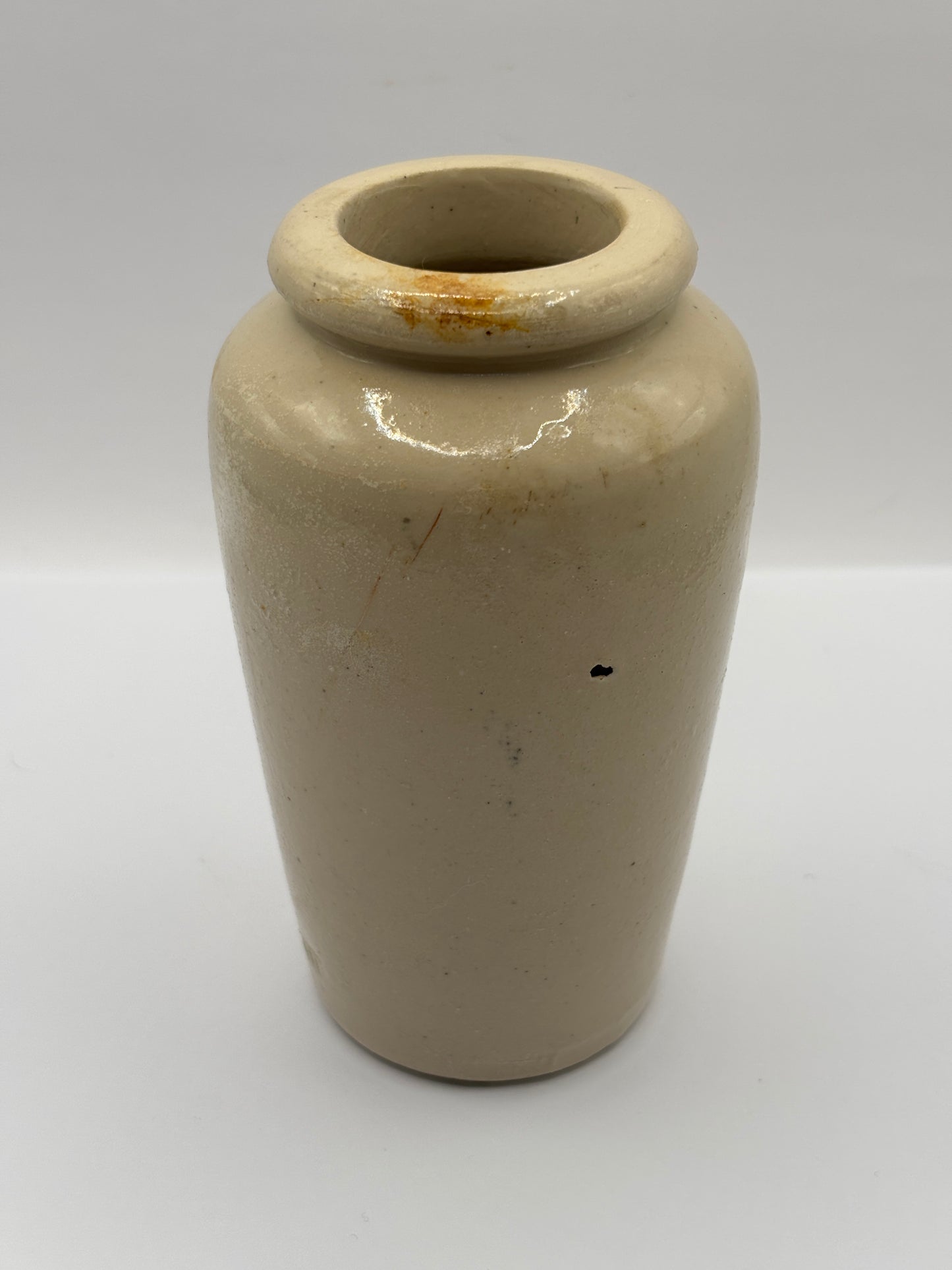 Old advertising cream pot, Galloway creamery Stranraer