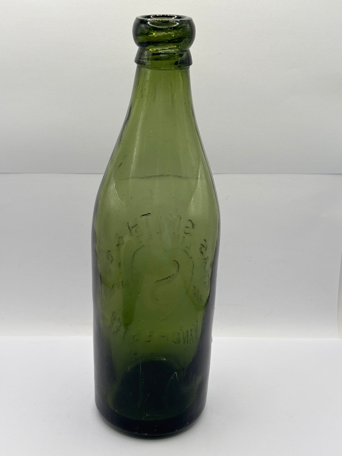 Old advertising beer bottle, Jas Smith & Co, Manchester
