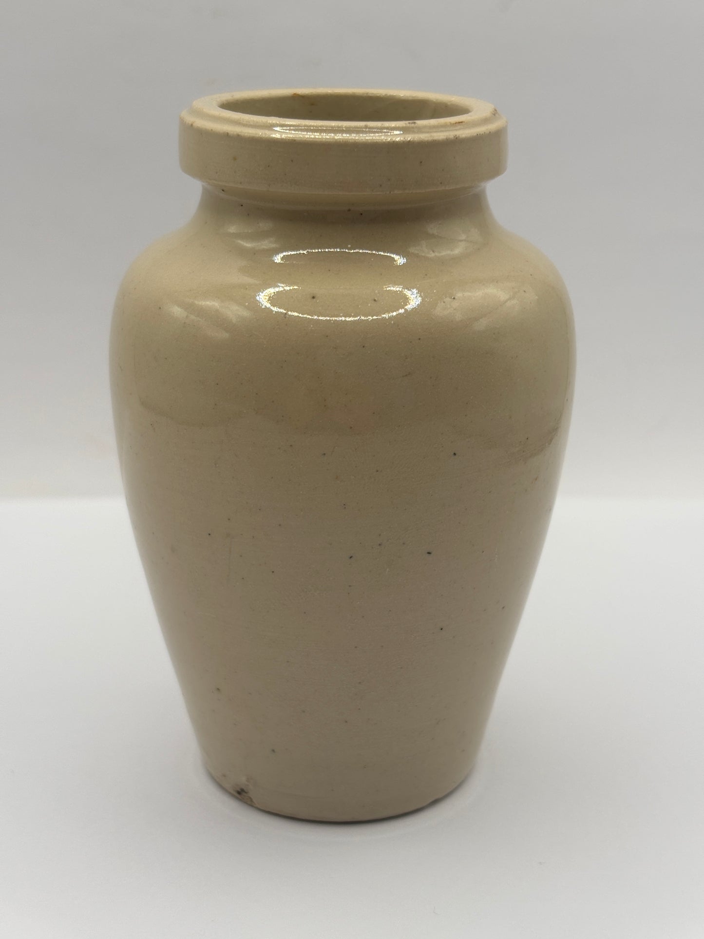 Old advertising stoneware Virol pot 10.5cms