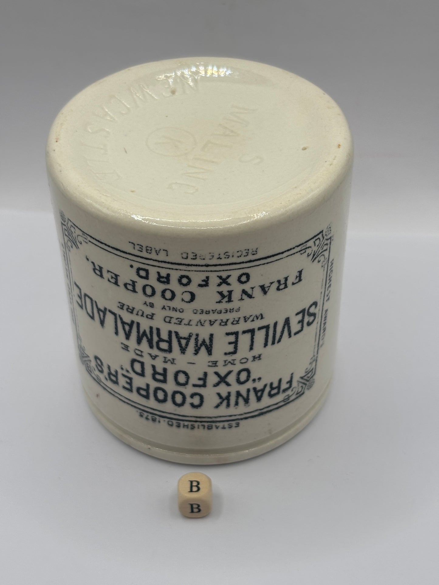 Old 1lb Frank Cooper marmalade Jar (B)