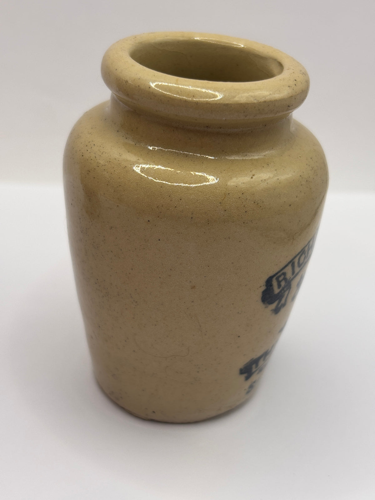 Old advertising cream pot, Richardsons thick cream Sheffield