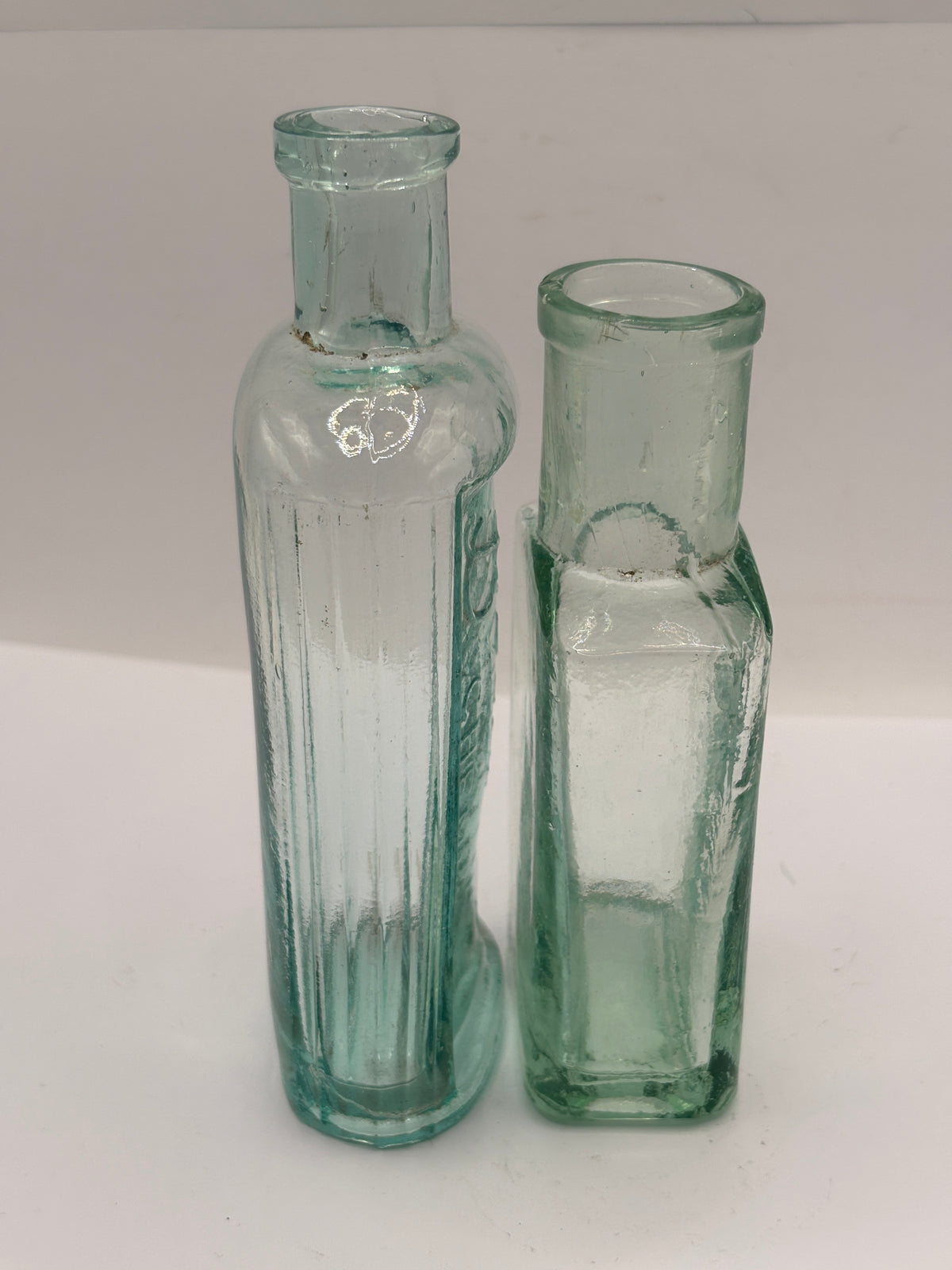 2 old Boots cash chemist bottles