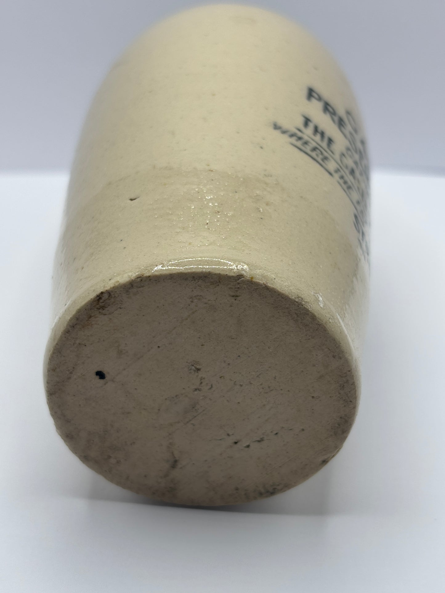 The Galloway creamery, white stoneware cream pot