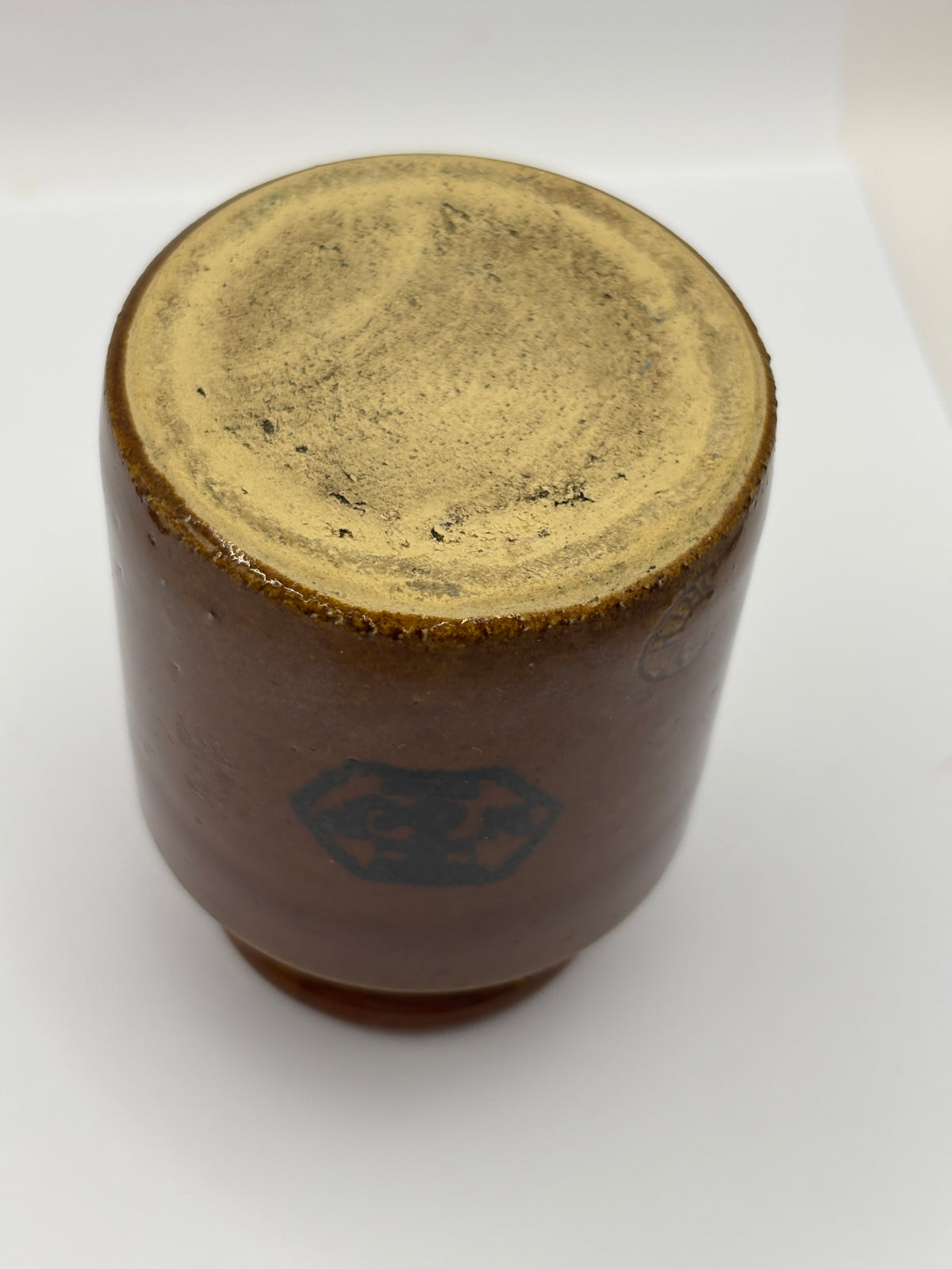 Old advertising jar, Taylors prepared mustard. 7.5cms