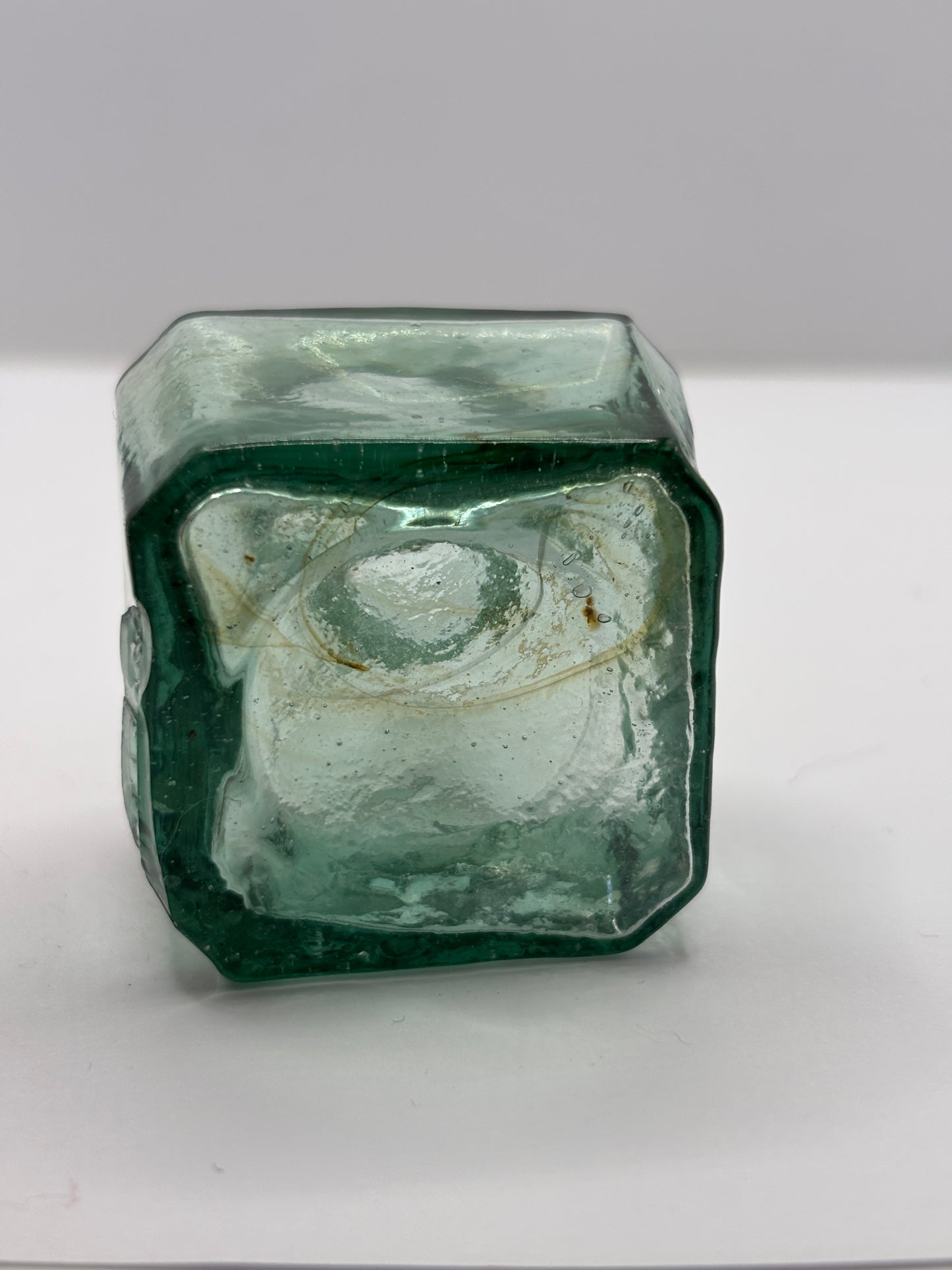 Old penny ink, inkwell. Swirly ink