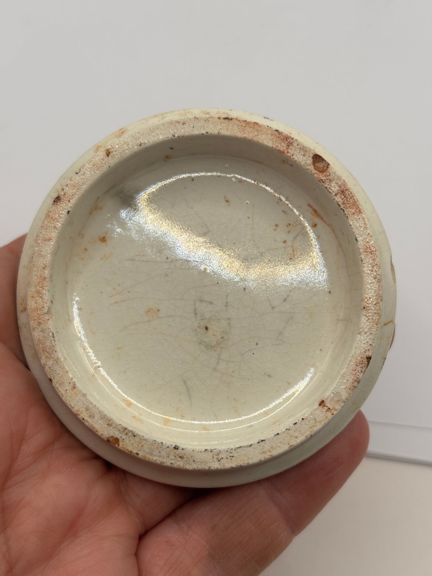 Old advertising lid, Cherry tooth paste, Boots cash chemists