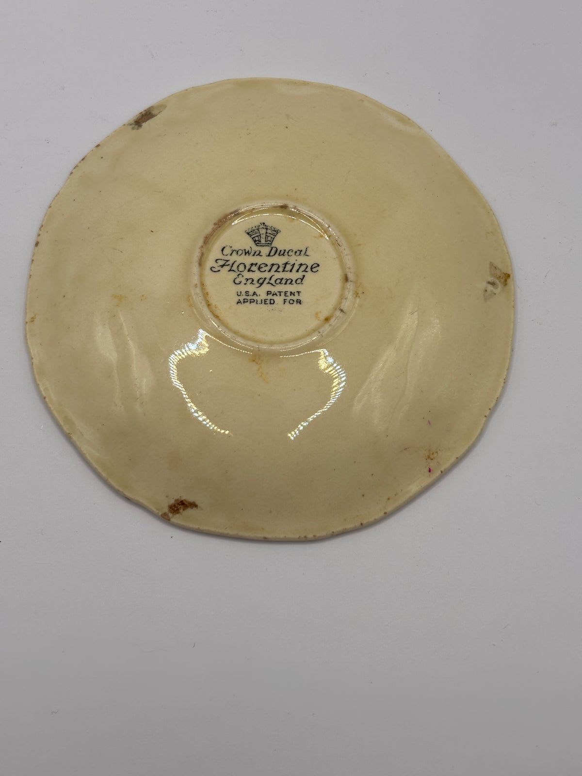 Old decorative saucer