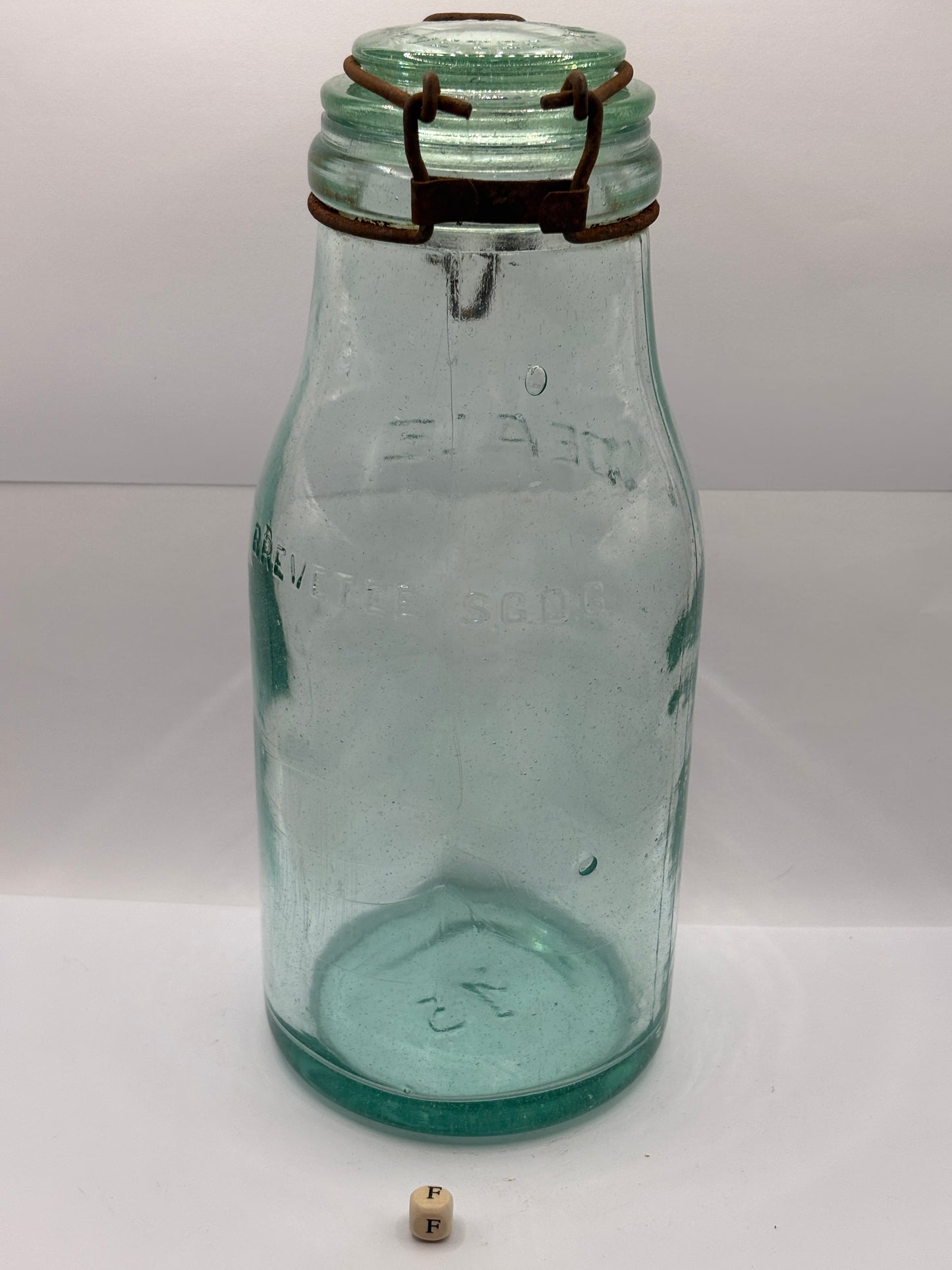 Vintage XL french canning jar, L’ideale (F)