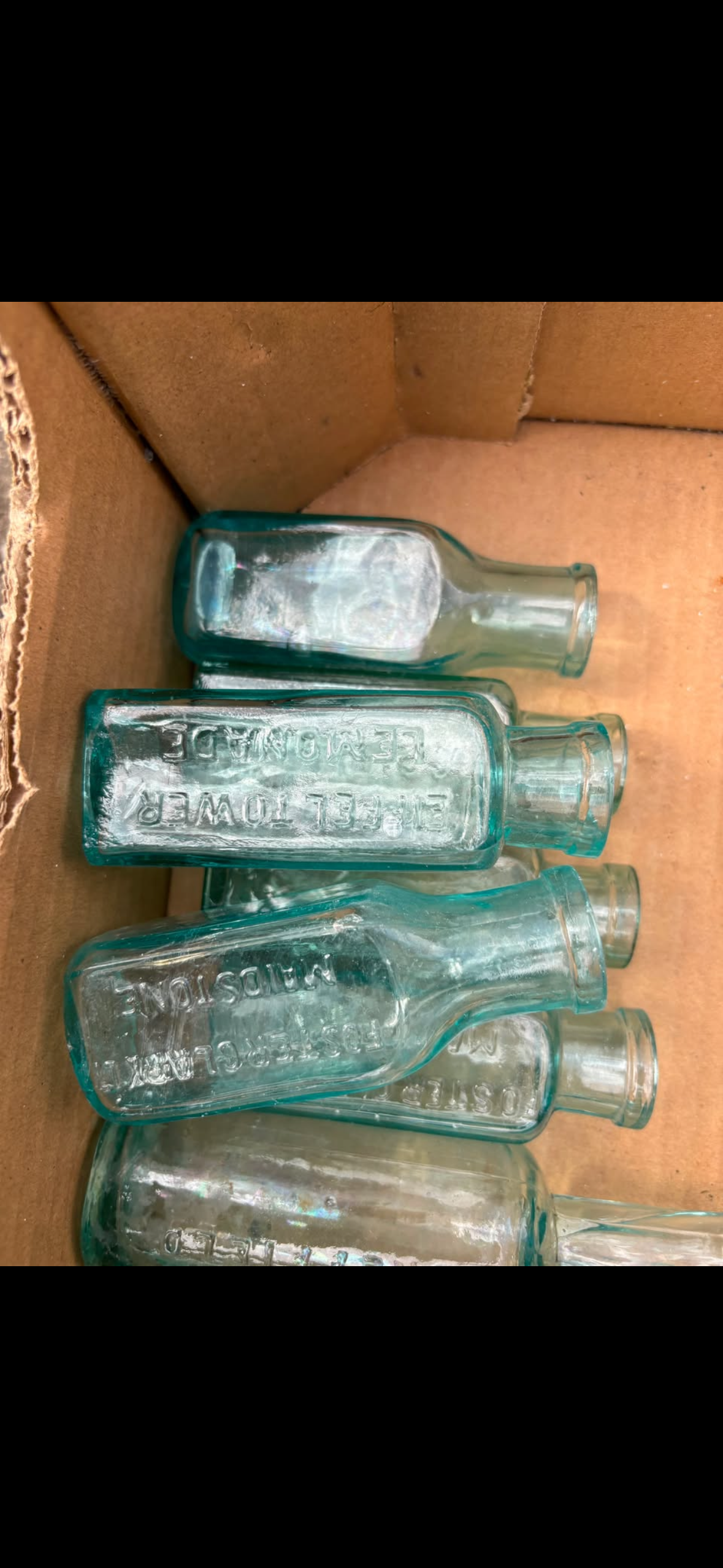 RESERVED: 6 lemonade bottles
