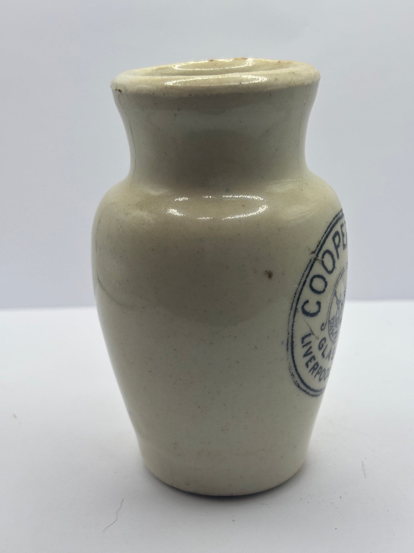 Old advertising cream pot, Cooper & Co