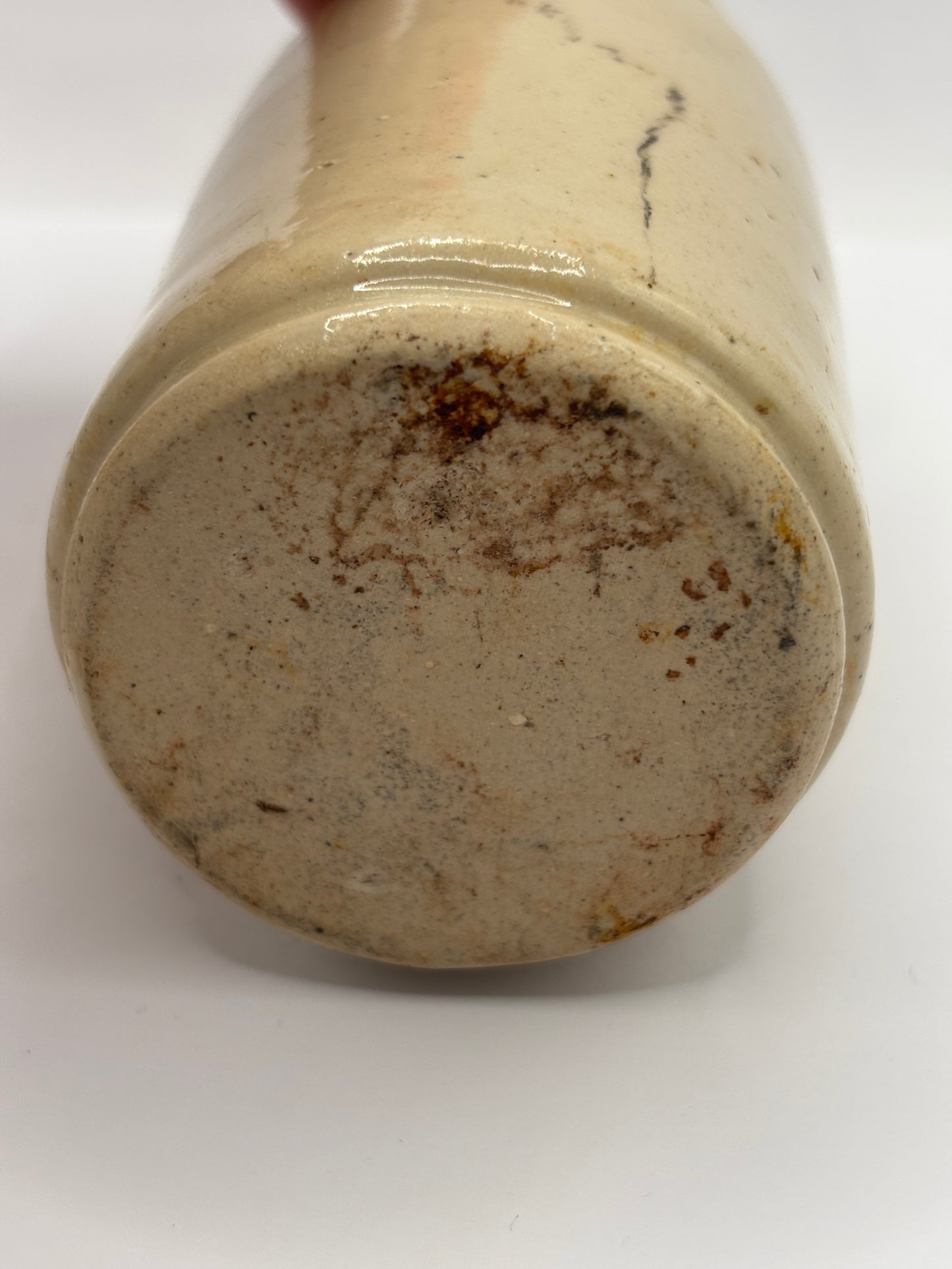 Old stoneware advertising Numol jar. The lecithin food for malnutrition