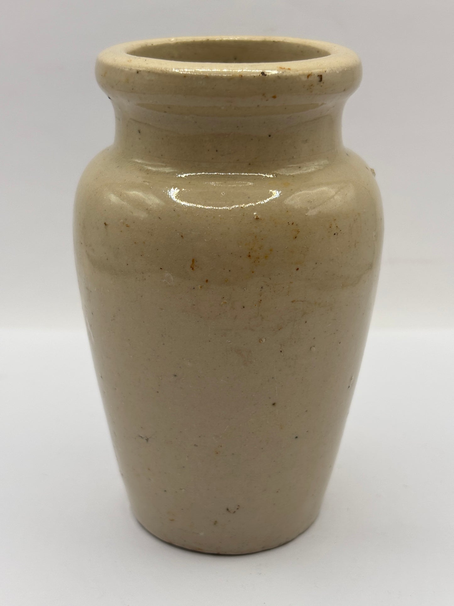 Old advertising cream pot, Carricks Cumberland dairy. Pure thick cream