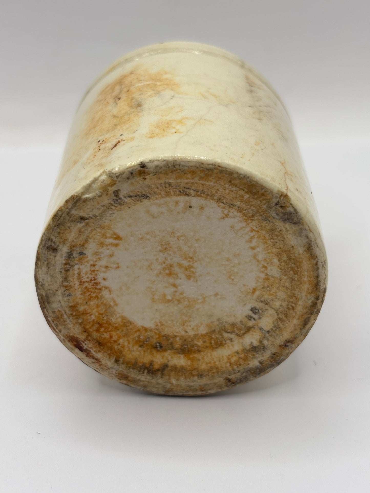 Small stoneware jar, hairlined