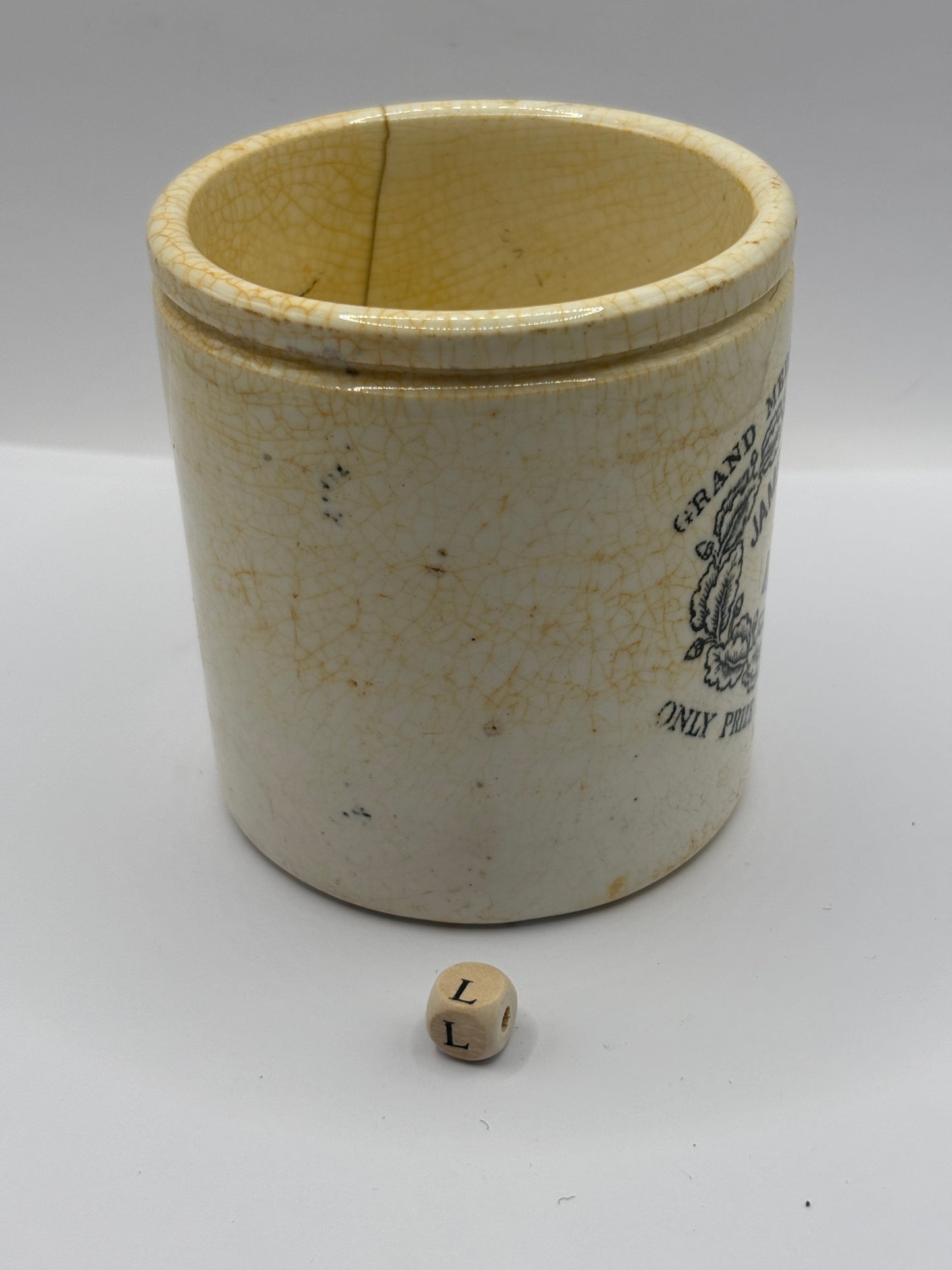 Old 1lb James Keiller Dundee marmalade Jar (L)