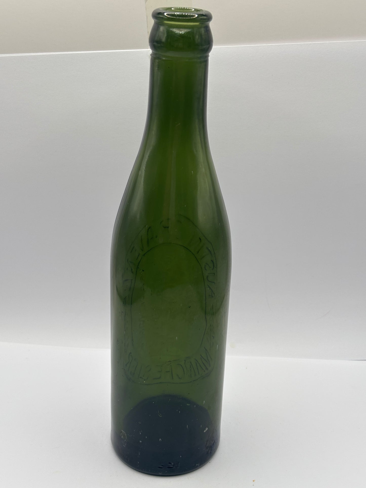 Old Manchester advertising beer bottle, Austin Craven ltd. Manchester